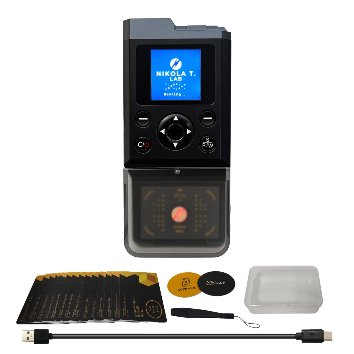 iCopy-XS Handheld RFID Card Reader Writer Proxmark3-Based Duplicator with 1.3” IPS Display High-Speed Stable Performance Built-in 16GB Storage T5577 UID CUID EM4305 More One-Button Operation
