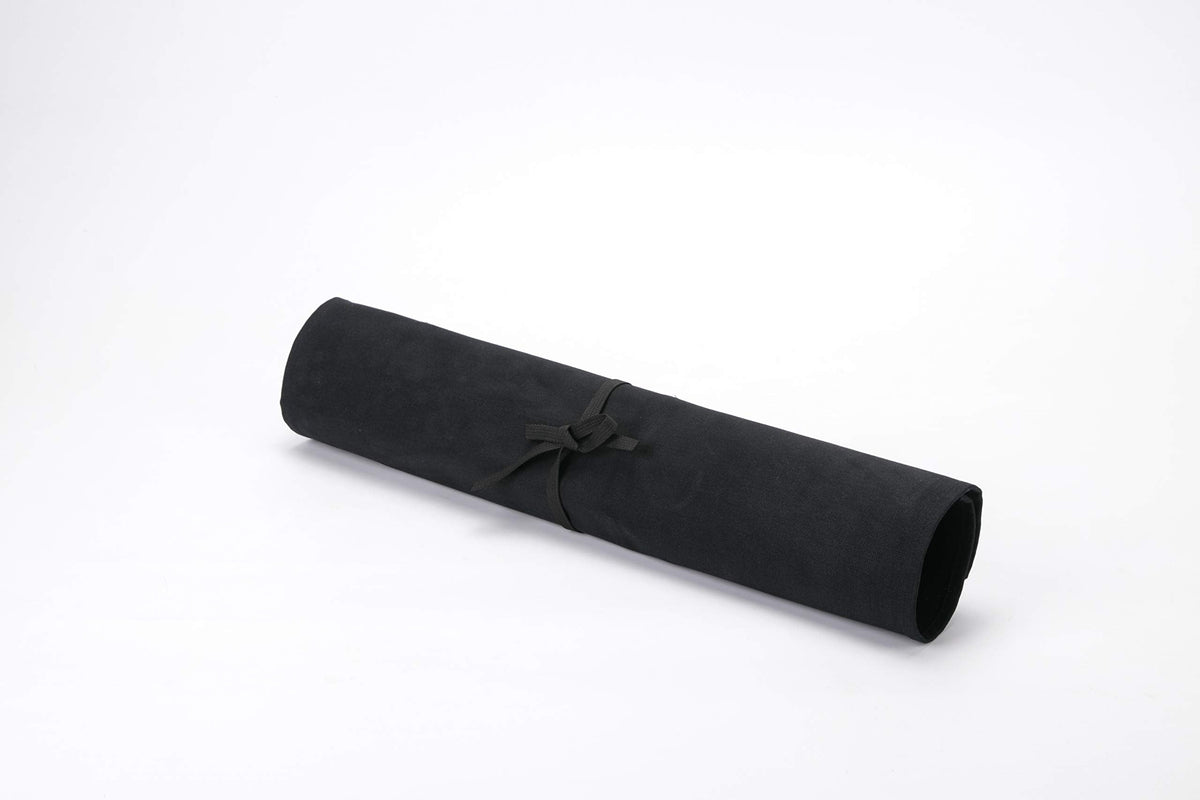 HERSENT Knife Roll,Chef’s Knife Roll Case,Waxed Canvas Cutlery Knives Holders Protectors,Home Kitchen Cooking Tools and Utensils Wrap Bag Wallet,Multi-Purpose Brush Roll Bag,Travel Tool Roll Pouch