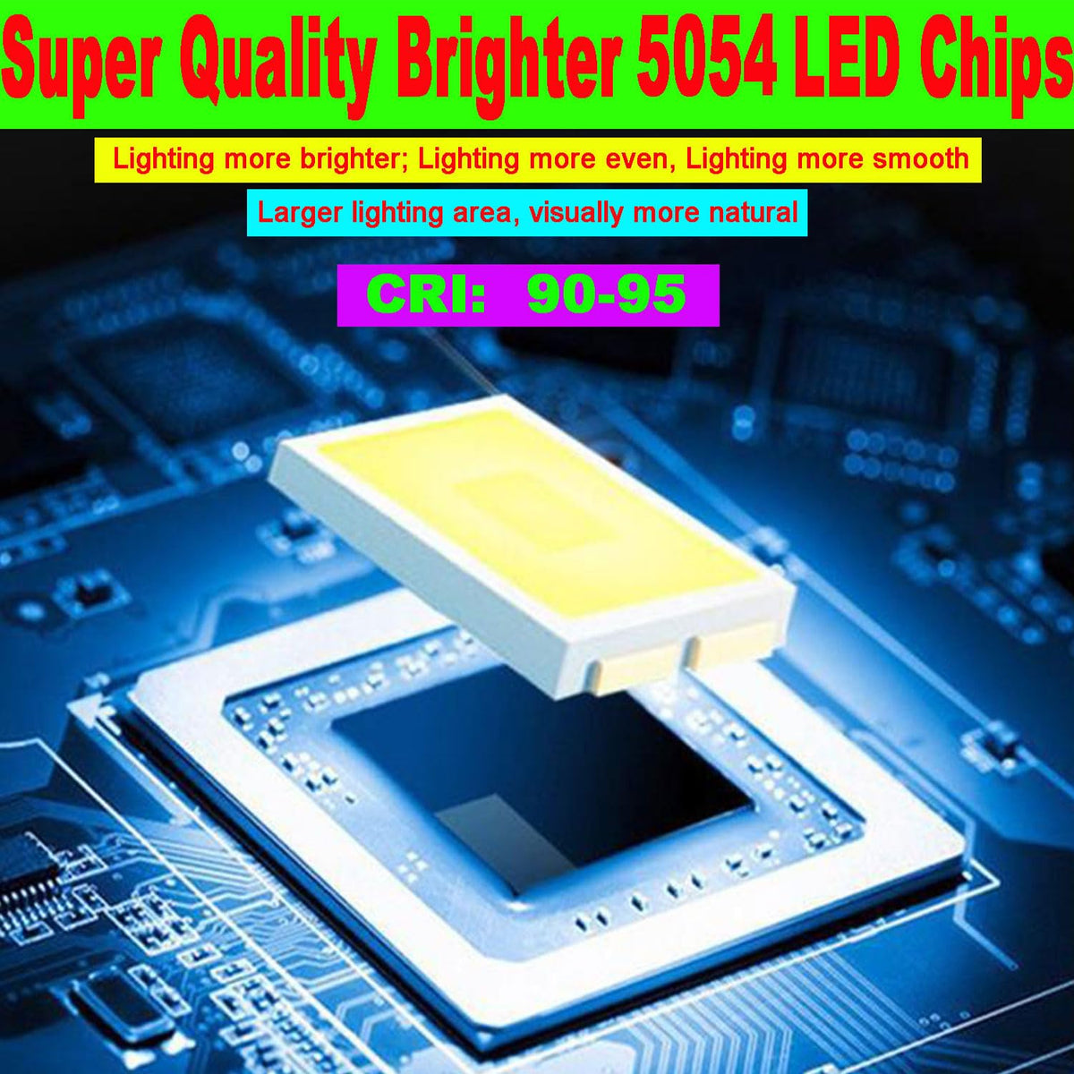 HAASHADA LED Lights Strips, Super Bright DC12V 5m/16.4ft 15000LM SMD5054 (5050 Upgraded) 600 LEDs Strip Lights, Dimmable Flexible LED Ribbon Tape Strips, Non-Waterproof Green