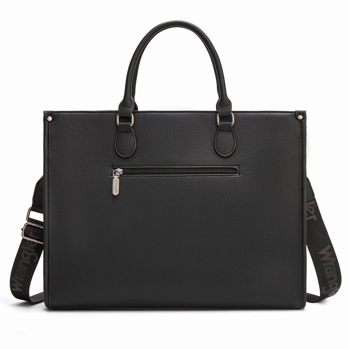 Wrangler Laptop Tote Bag for Women Western Style Work Crossbody Bag with Top Handle AR-WG389-8119BK