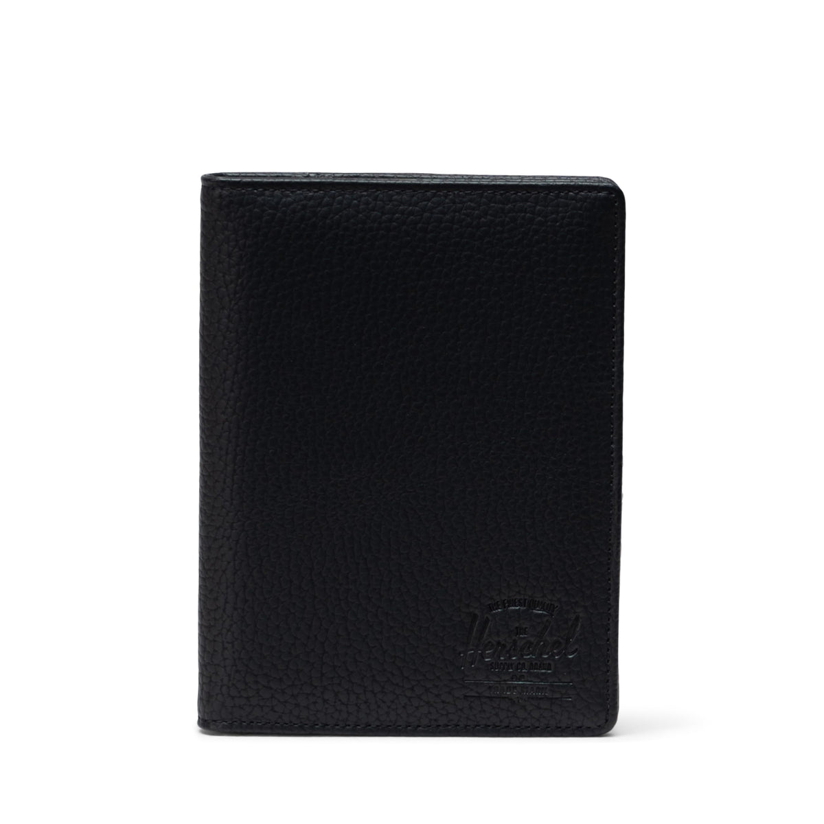 Herschel Supply Co. Raynor Passport Holder Vegan Leather, Black, Standard