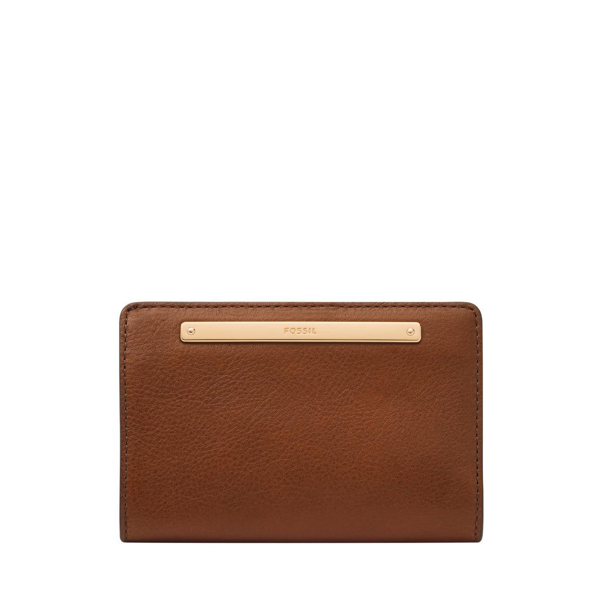 Fossil Women's Liza Leather Wallet Multifunction, Brown Leather Wallet for Women