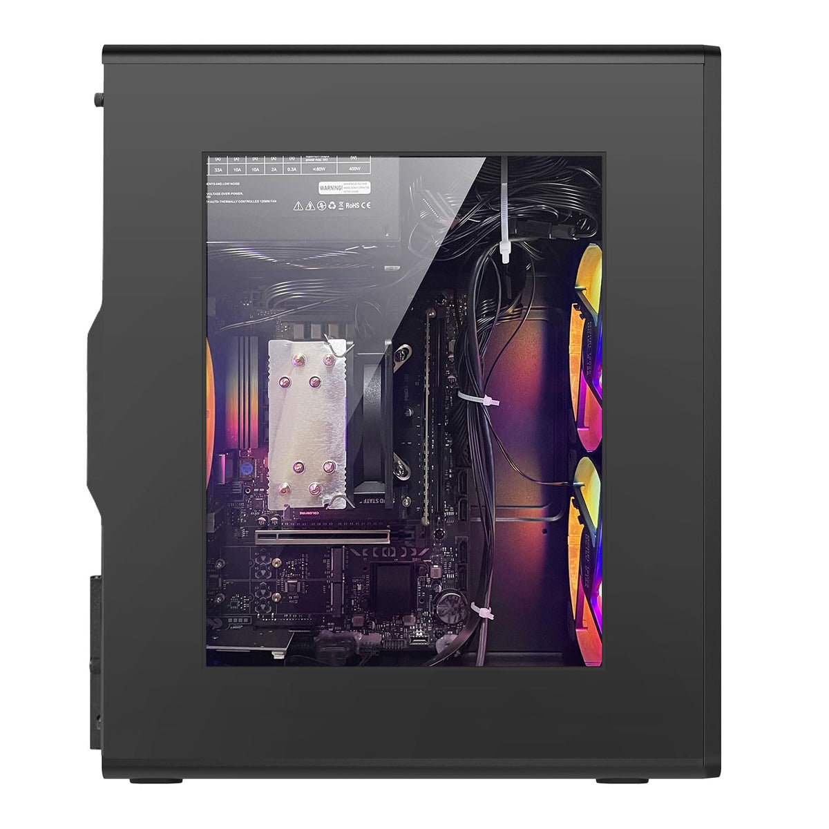GPVHOSO Desktop Computer Tower PC, Intel Core i5 4570, 16GB DDR3 RAM, 512GB SSD, Windows 11 Home, Business Desktop with Wi-Fi 6, USB 3.0 and HDMI, Ideal for Work & Study