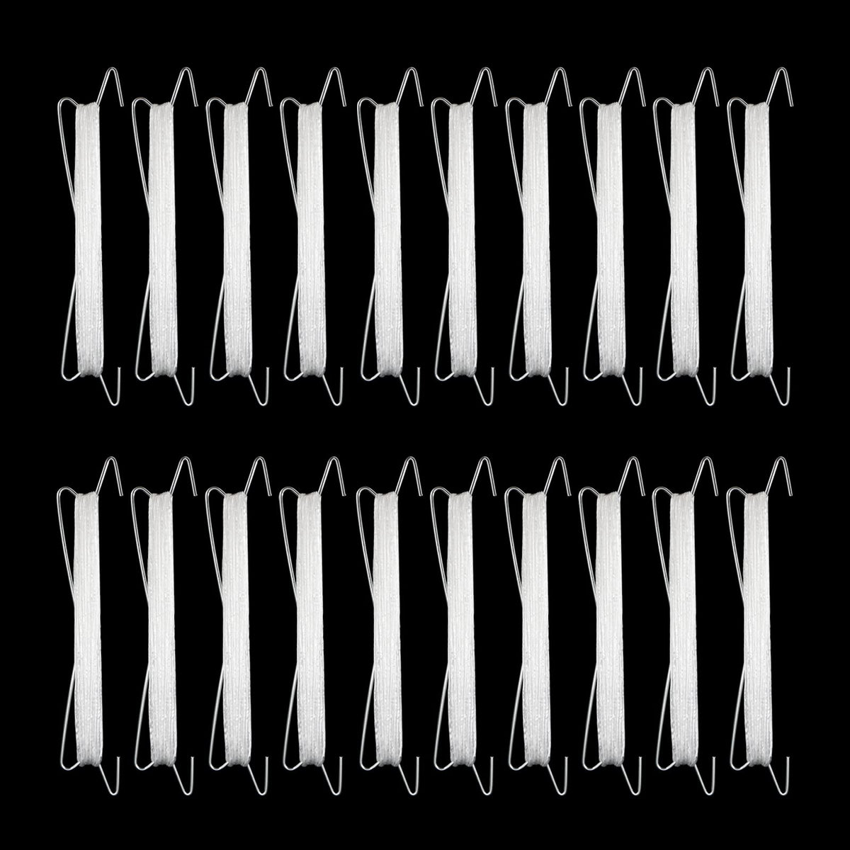 Bandelt 20pcs Tomato Support J Hooks, Tomato Climbing Hooks with 39ft Twine to Prevent Tomatoes from Pinching or Falling Off for Plant Vegetable Plant Fruit Flower