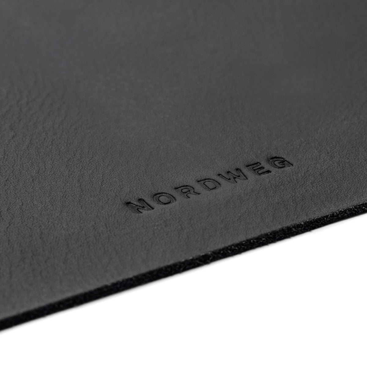 Nordweg Desk Pad Workplace NWA07 – Premium Leather Desk Mat with Smooth Surface for Mouse, Keyboard & Notebook (Black)
