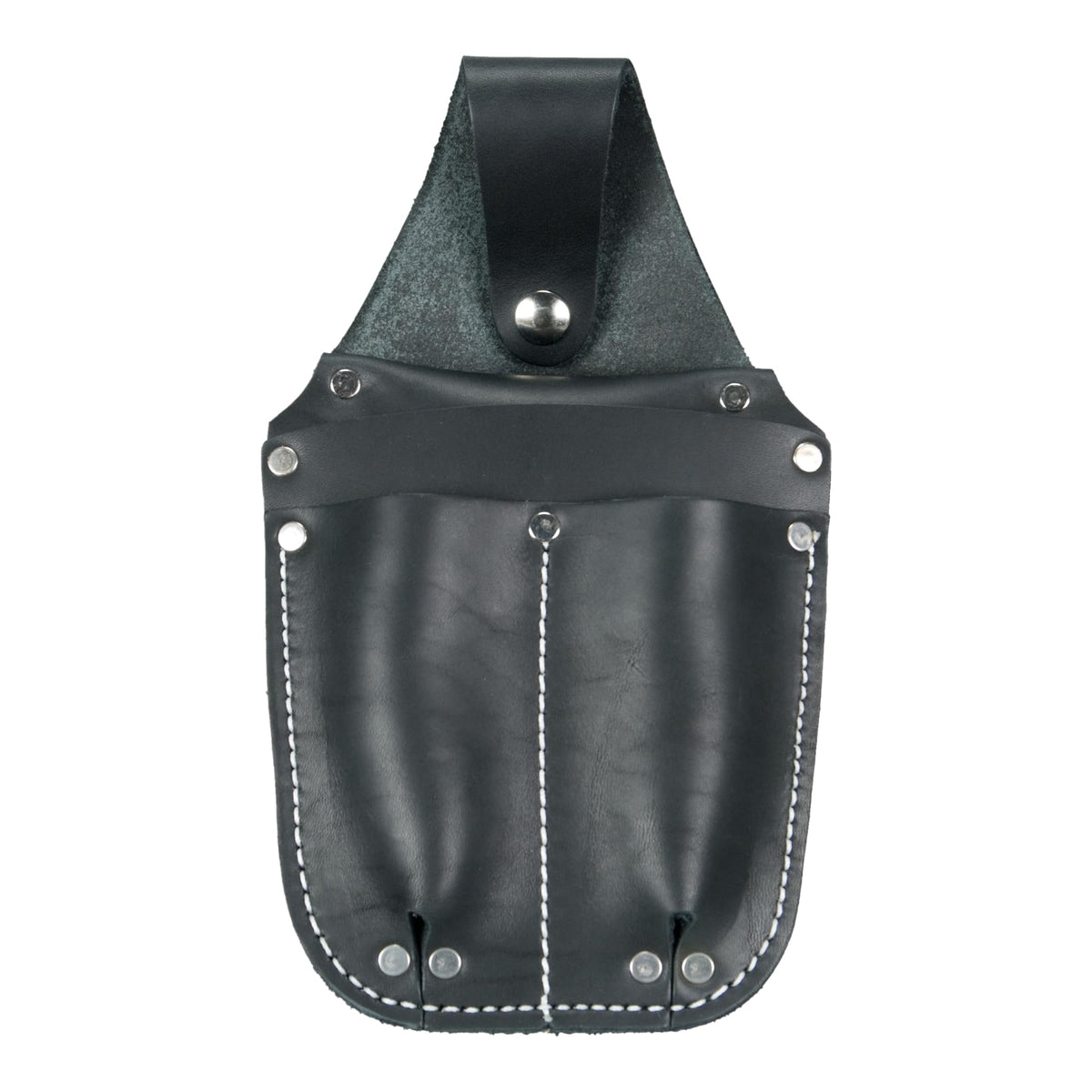 Occidental Leather Pocket Caddy - Black - 4 Pockets & Tool Holders - Belt Compatibility Up to 2" Wide - Lightweight - Made in USA