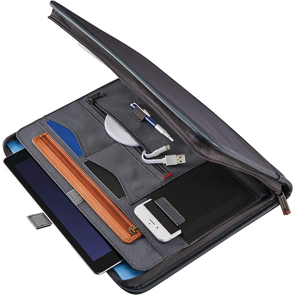 Samsonite Xenon Business Zip Portfolio, Black, One Size