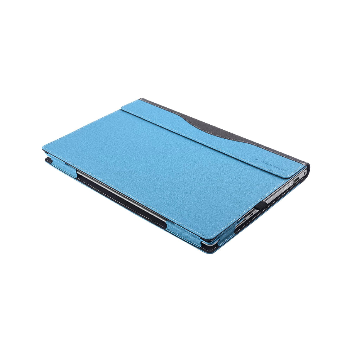 RUNMEIJIA Laptop Cover Case for Dell Latitude 5550/5540/5530/5520 2021~2024[not Compatible with Any Other Model] .2-in-1 PU Leather Detachable Notebook Sleeve Computer Bag Protective (Light Blue)