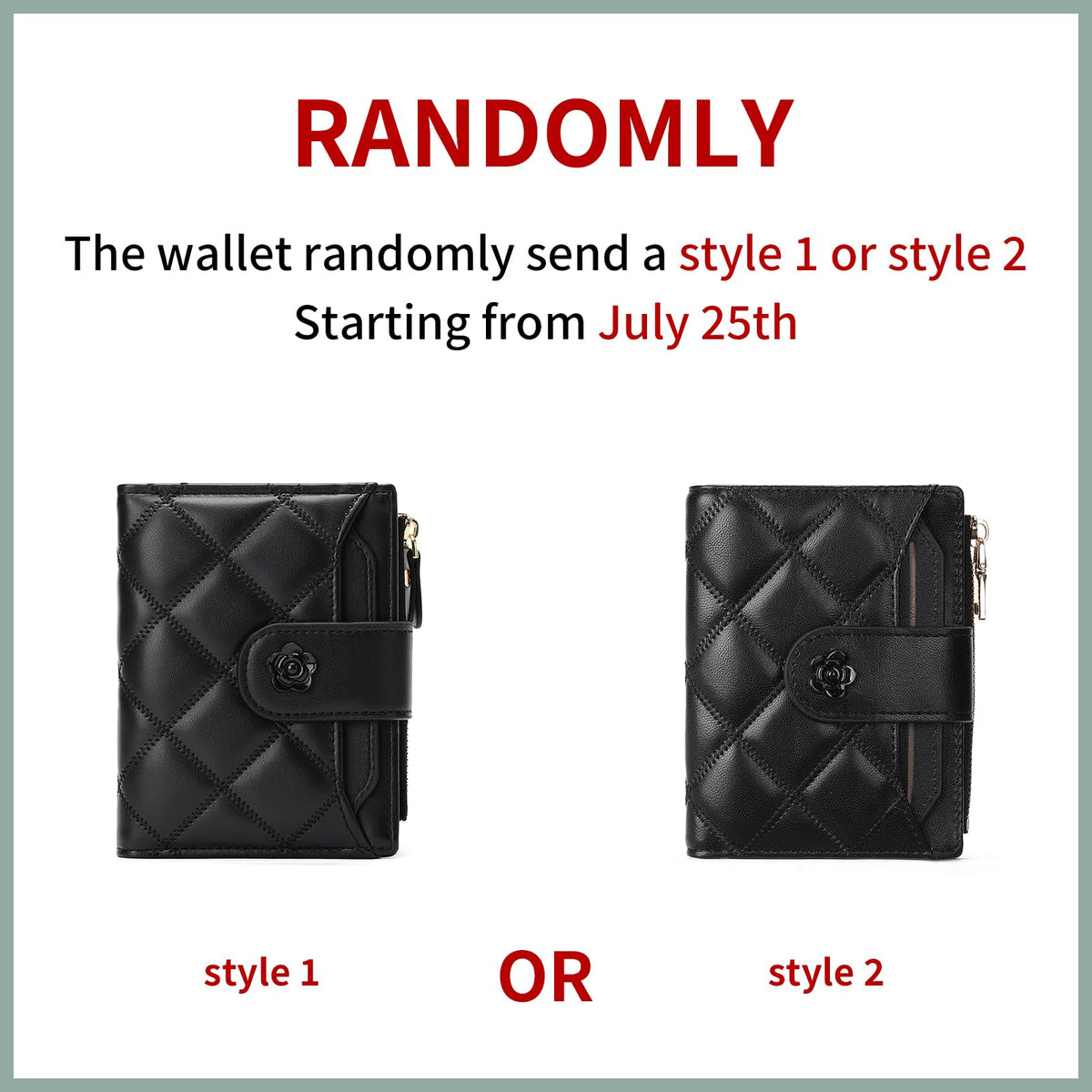 RNIEGA Small Wallets for Women Leather Bifold Wallet Women RFID Blocking Purse Credit Card Holder with 15 Card Slots and ID Window Coin Pocket