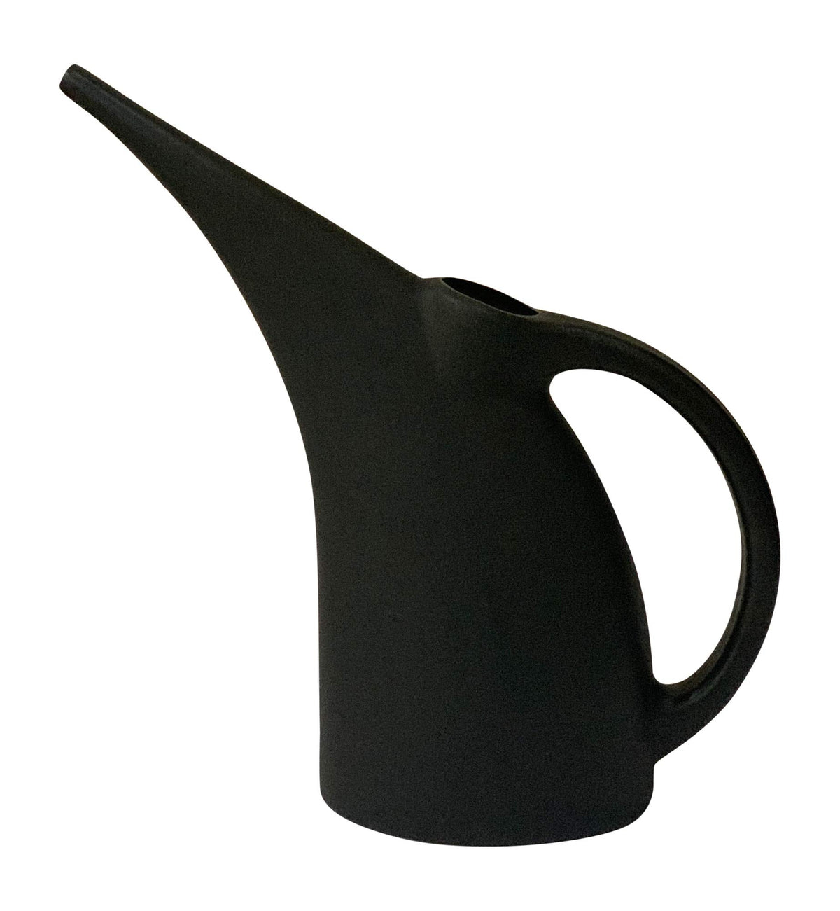 KP Kool Products Watering Can 1/2 Gallon - Small Watering Can for Indoor Plants - Outdoor Watering Can - Black Plant Waterer - Plastic Watering Can for Garden - 1 Pack