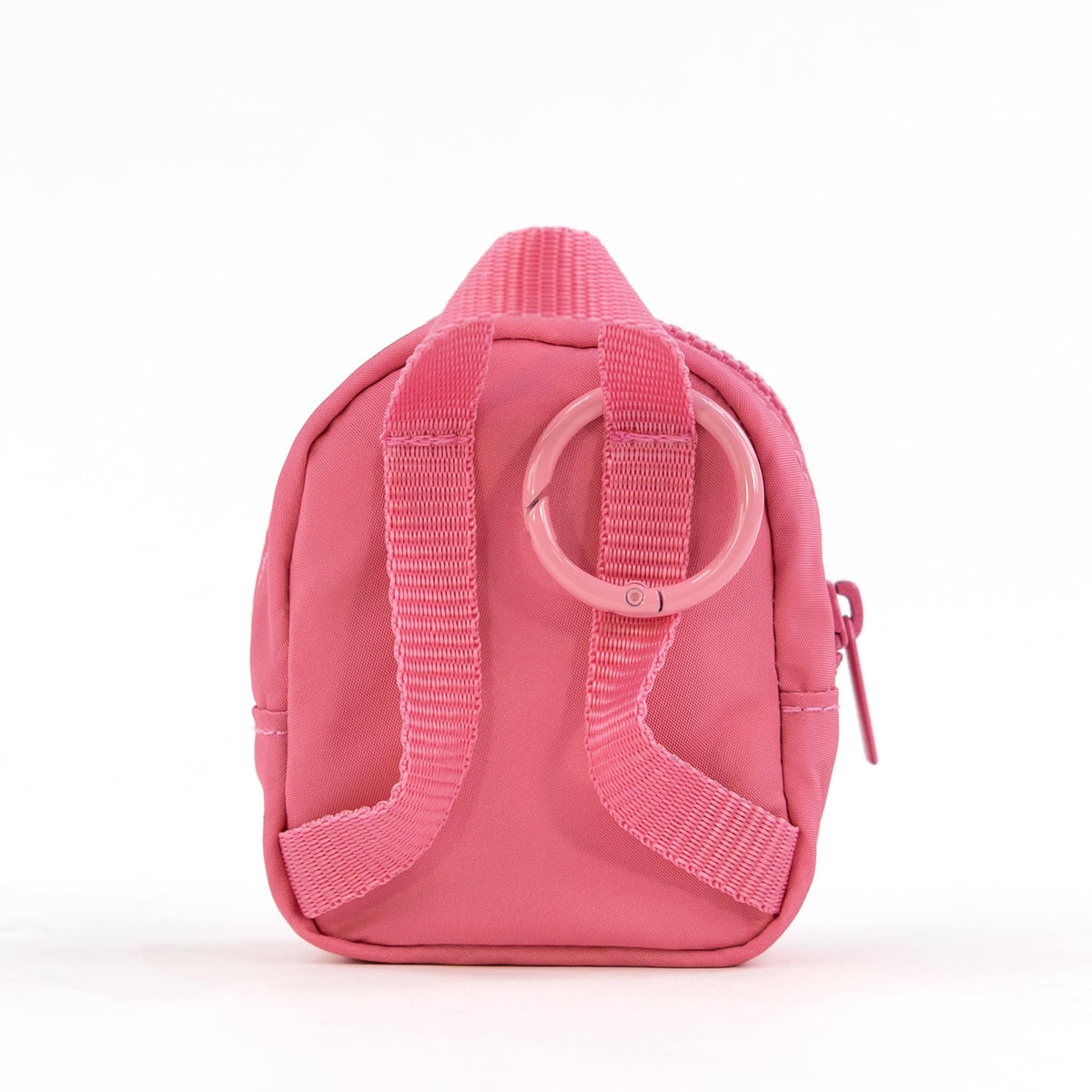 packlab Micro Nano Backpack Keychain – Mini Pink Backpack Coin Purse for Women & Girls – Trendy Small Pouch for Cards, Lip Balm & Essentials