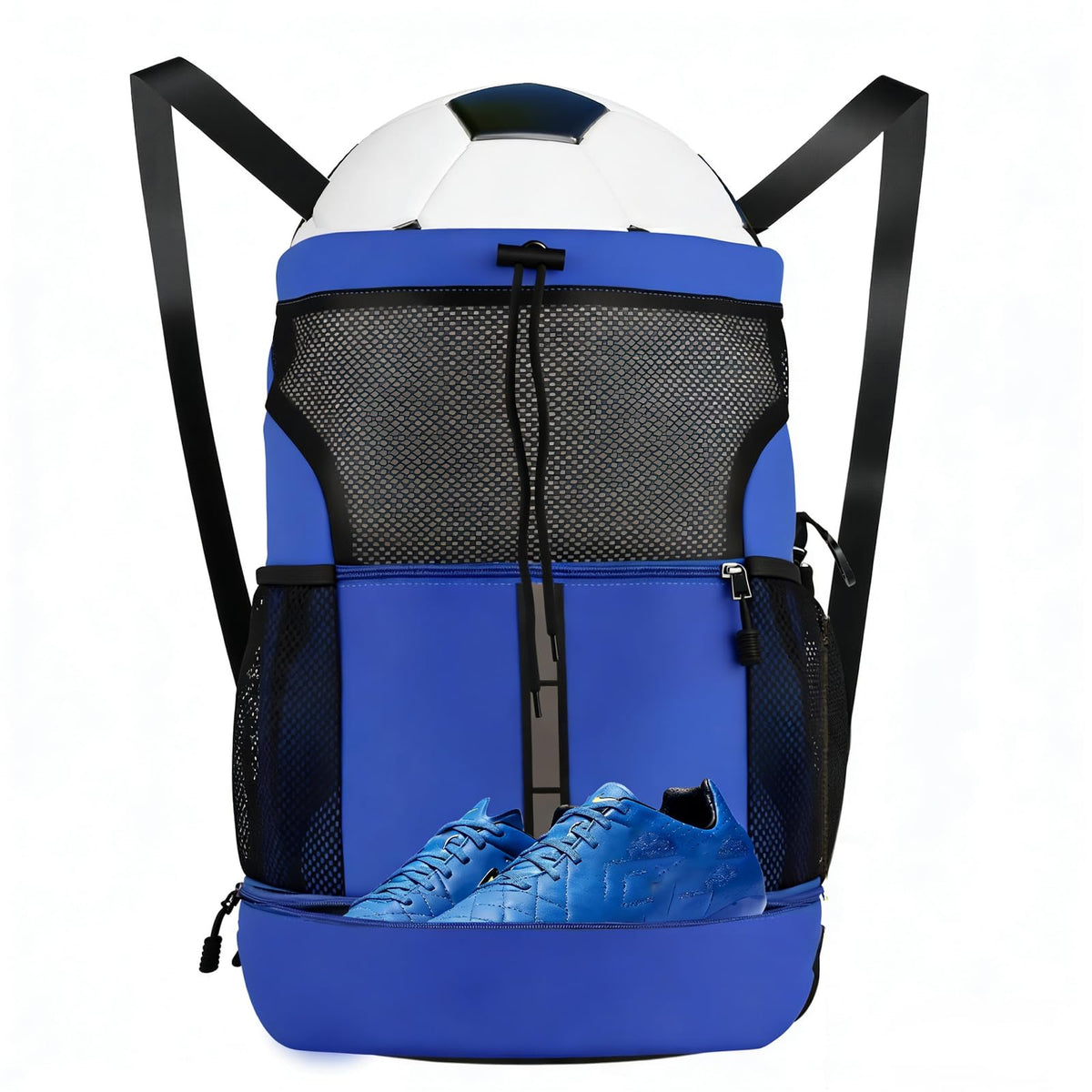 Wavathan Drawstring Backpack，Soccer Bag with Shoe Compartment，Basketball Backpack ，Football Drawstring Bag