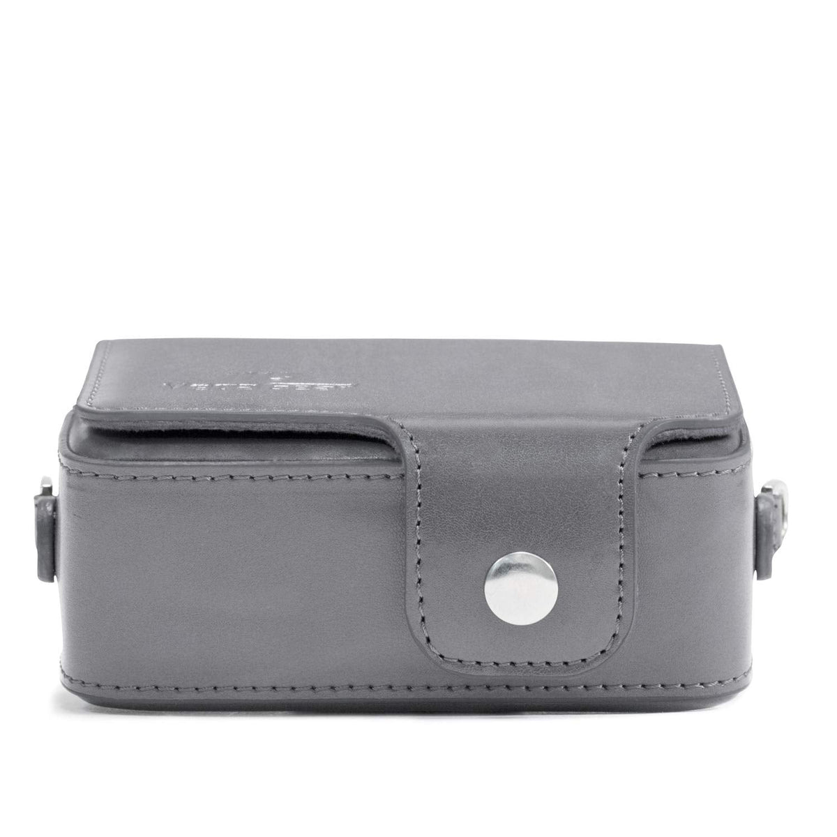 MegaGear Leather Camera Case with Strap Compatible with Sony Cyber-Shot DSC-RX100 VII, ZV-1, DSC-RX100 VI, DSC-RX100 V, DSC-RX100 IV, DSC-RX100 III, DSC-RX100 II - Grey (MG1206)