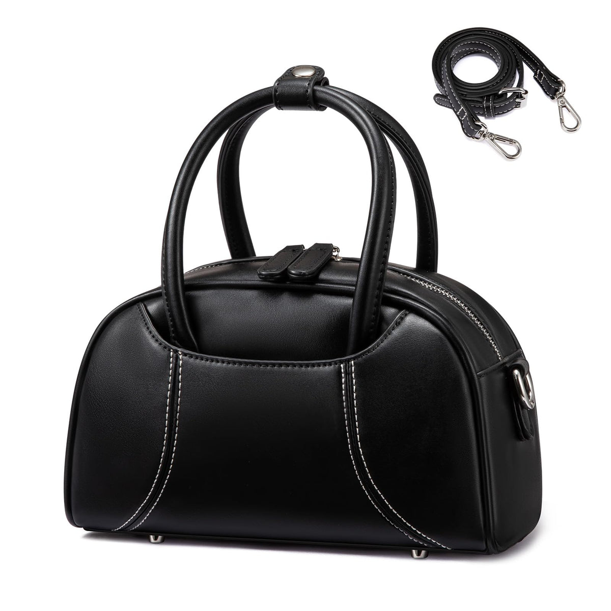 LOVEVOOK Shoulder Bag for Women - Small Purses for Women Trendy Handbags Mini Vintage Hobo Clutch with Detachable Strap