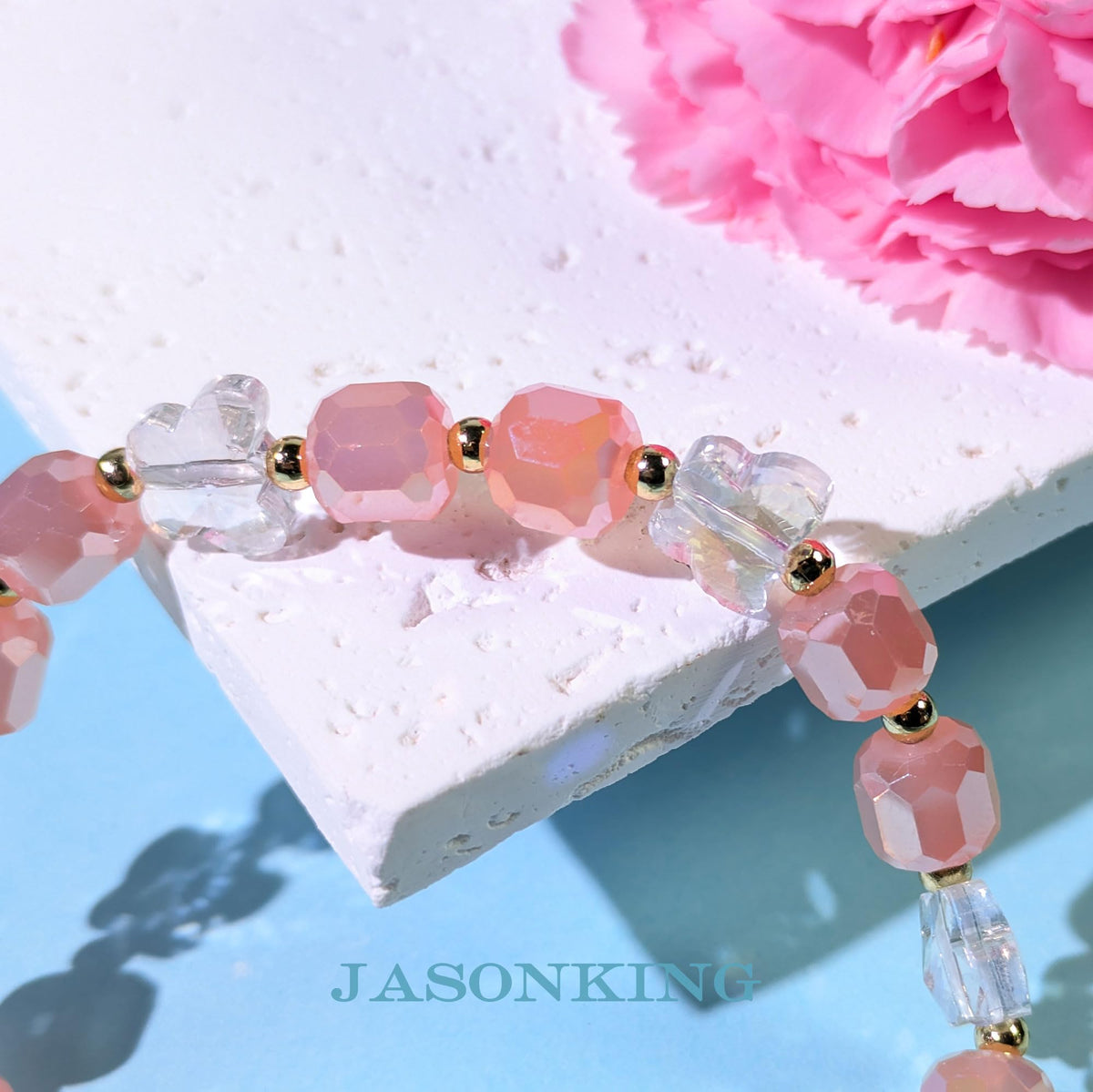 jasonking Butterfly Crystal Stretch Bracelet for Women,Birthday Gift for Mothers, aniversary gift (light yellow)