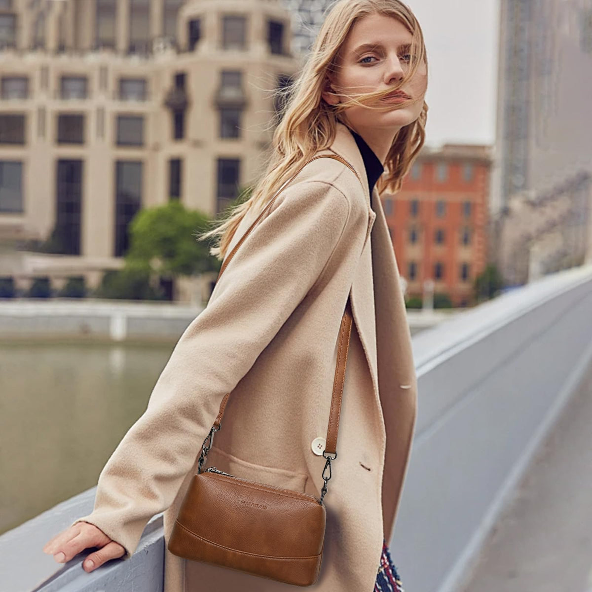 GAEKEAO Crossbody Bags for Women Small Cross Body Purses Vegan Leather Shoulder Bag Travel Purse with Adjustable Strap