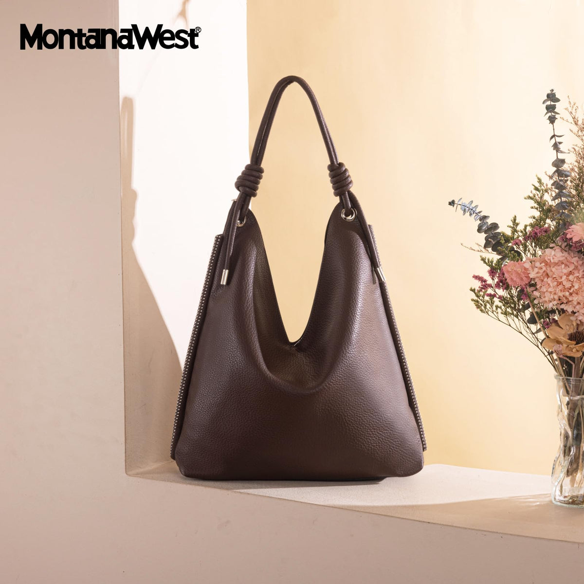 Montana West Hobo Bags for Women Slouchy Shoulder Ladies Purses Handbag for Work Travel Daily Use, MWC-569CF