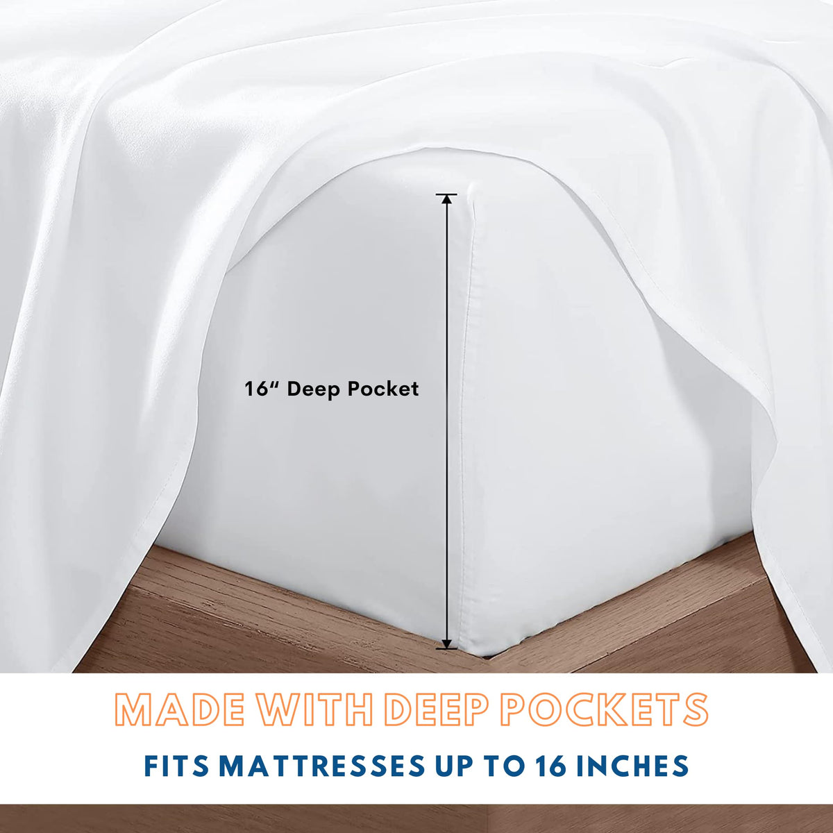 THYUNQ Lavender Floral Sheets Queen Size Bed, Purple Flower Pattern Sheet Set & Bedroom Decor - 16 Inch Deep Pocket, Super Soft Microfiber Bedding Sheets & Pillowcases 4 Piece
