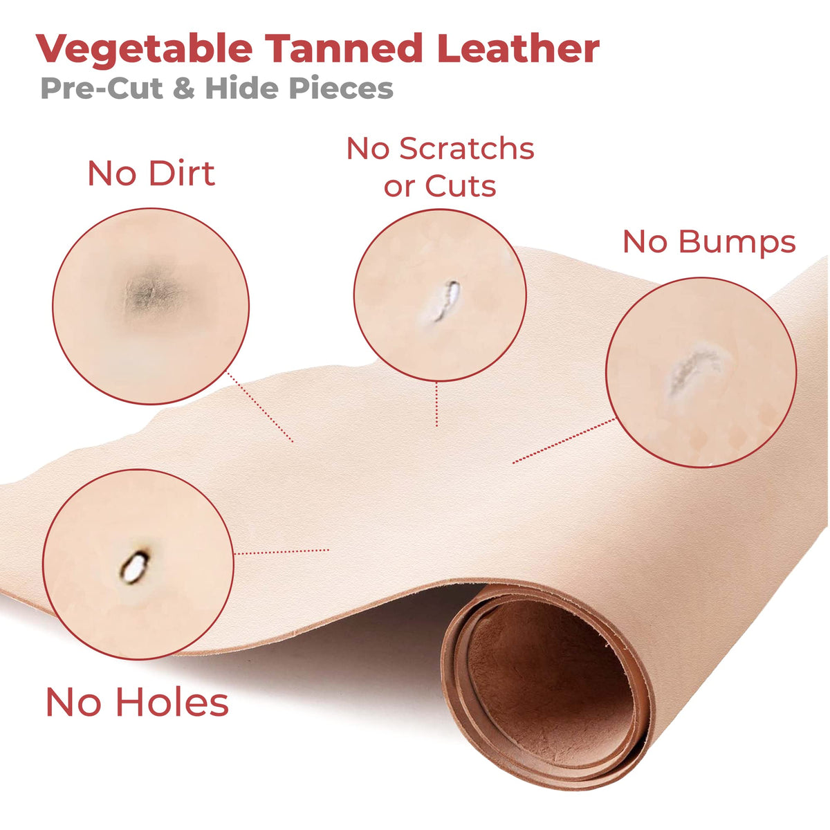 European Leather Works 11-12 oz. (4-4.8mm) Vegetable Tanned Leather Belt Blanks/Straps Size: 1-1/4"x60" (3.2x152.4cm) Full Grain Cowhide Tooling, Crafting, Knife Sheath, Furniture