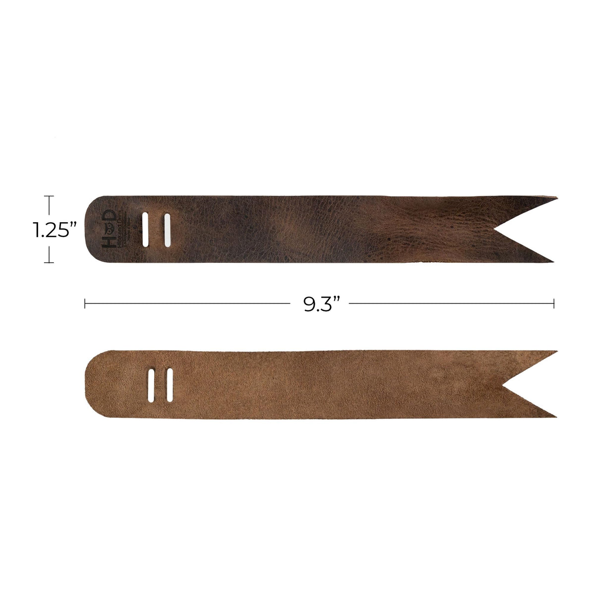 Hide & Groom, Set of 4 Leather Napkin Rings for Wedding Reception, Decoration, Napkin Holders for Dinner Parties, Full Grain Leather, Handmade, Bourbon Brown
