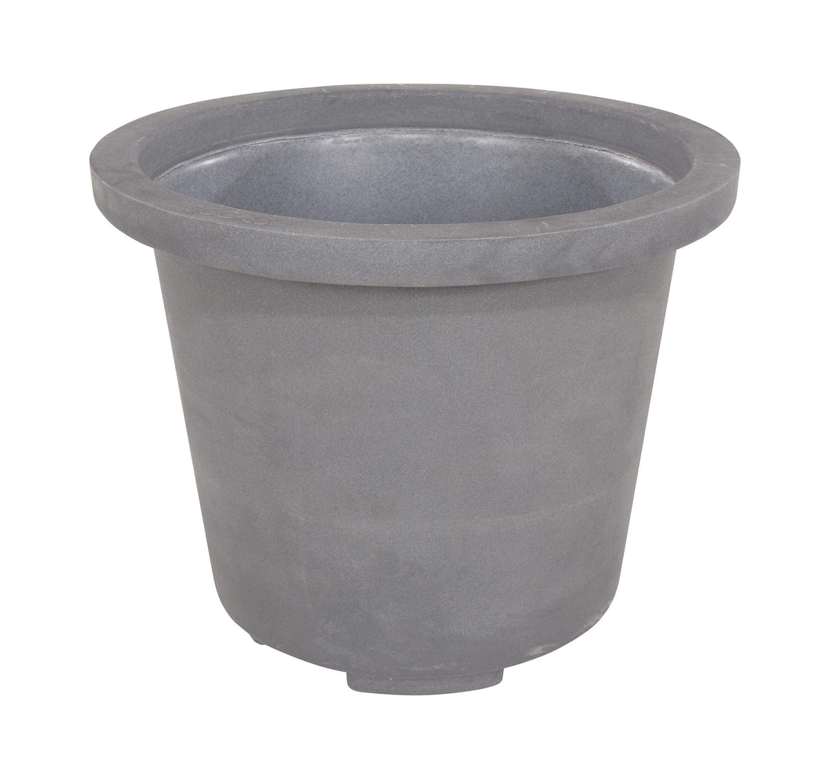 Vestil OG-IP-65-GGY Plastic Industrial Planter 36-1/4 in. x 36-1/4 in. x 29-5/8 in. 65 Gallon 800 Lb. Capacity Granite Gray