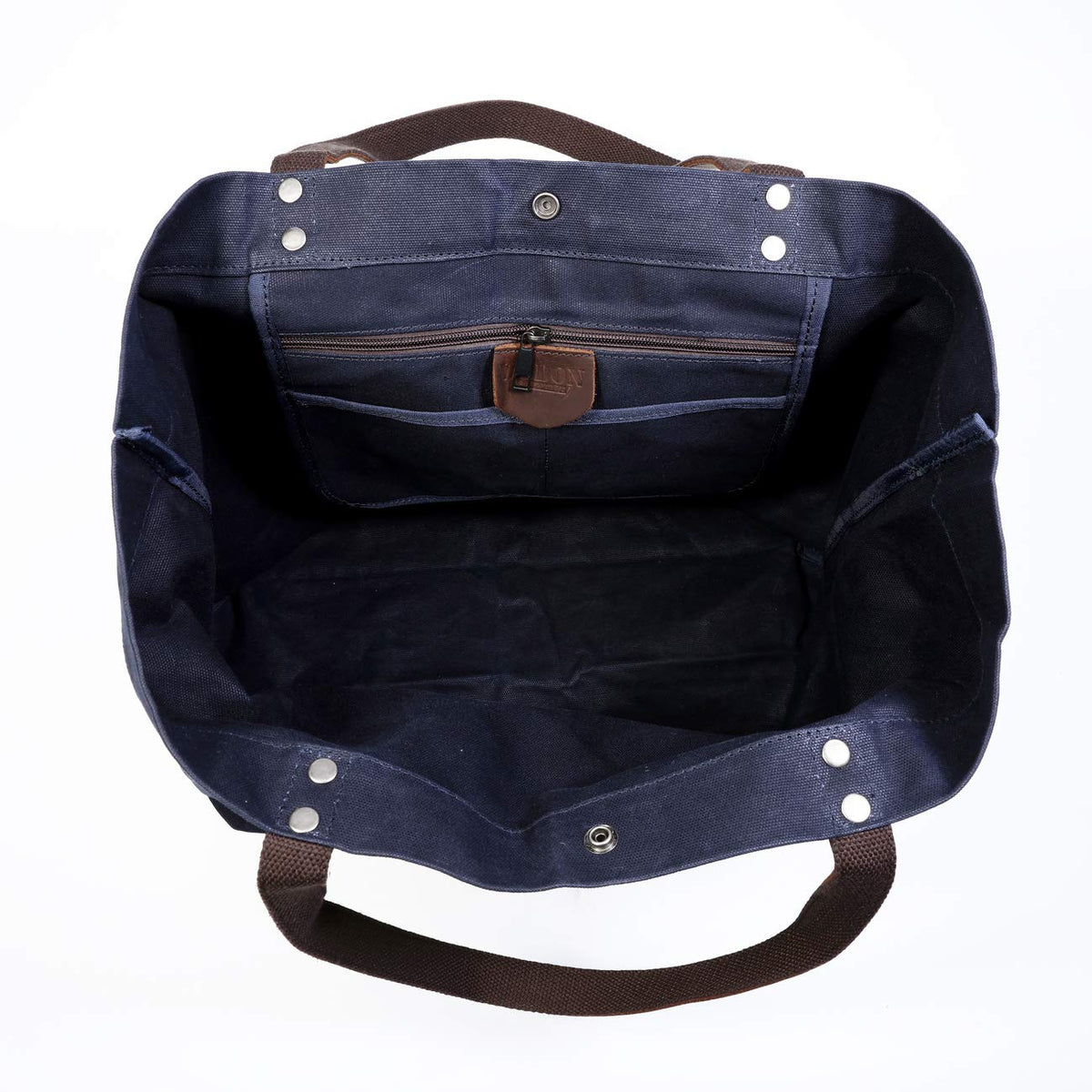 WUDON Waxed Canvas Travel Tote Bag - Extra Large Carryall Shoulder Bag for Women