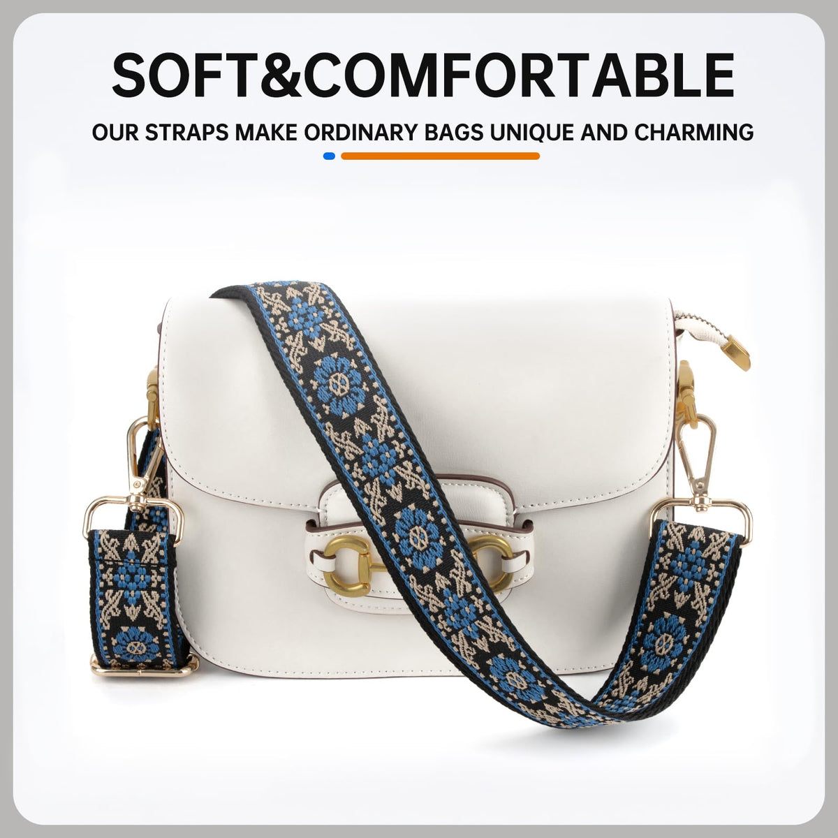 Dksongr Purse Straps Replacement Crossbody Bag Strap Adjustable Long shoulder Straps for Handbags，Women purse strap