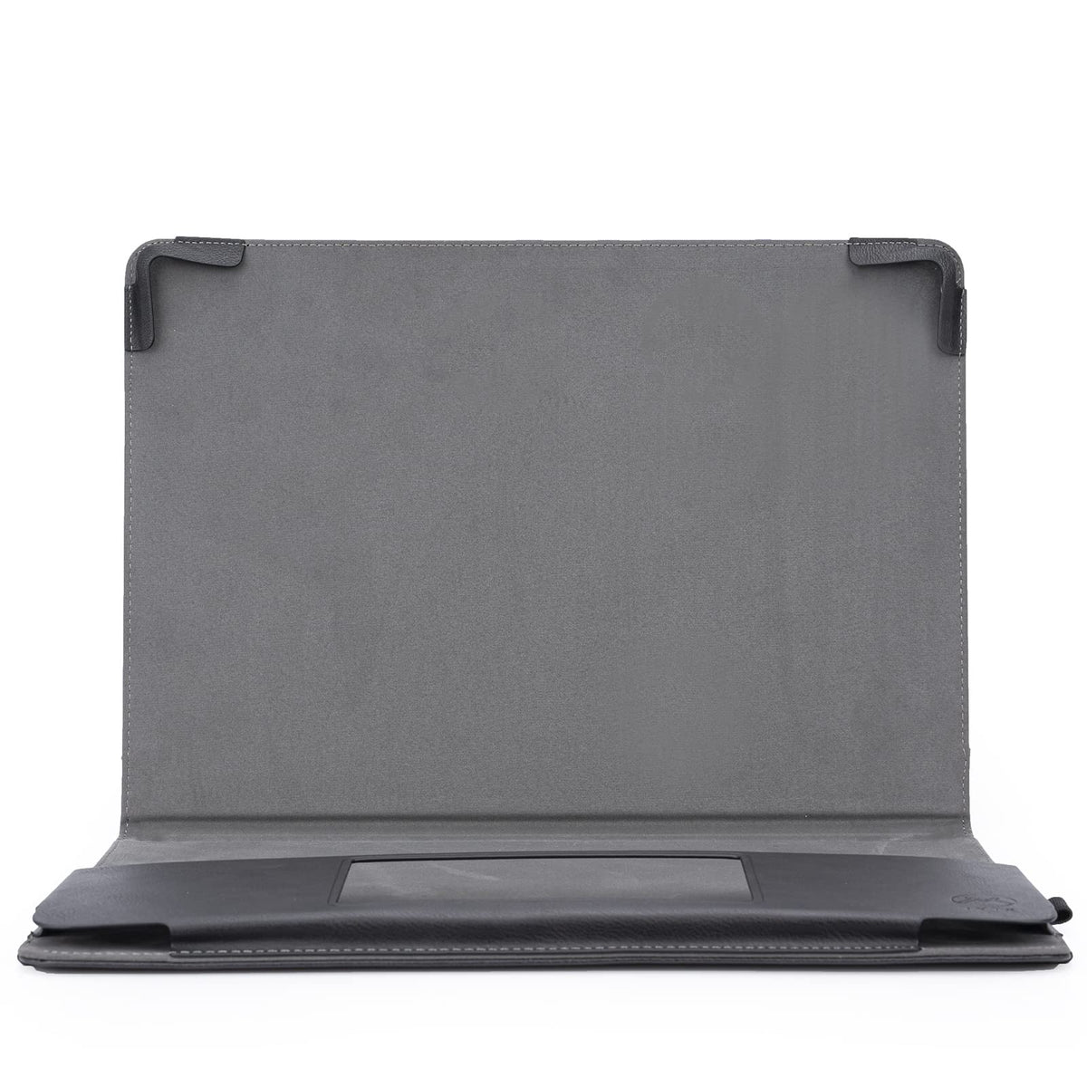 TYTX Compatible with MacBook Pro 14 Inch Leather Case 2025 2024 2023 2022 2021 Release M5 A3434 M4 A3112 A3185 A3401 M3 A2918 A2992 M2 A2779 M1 A2442, Protective Folio Book Cover, Black