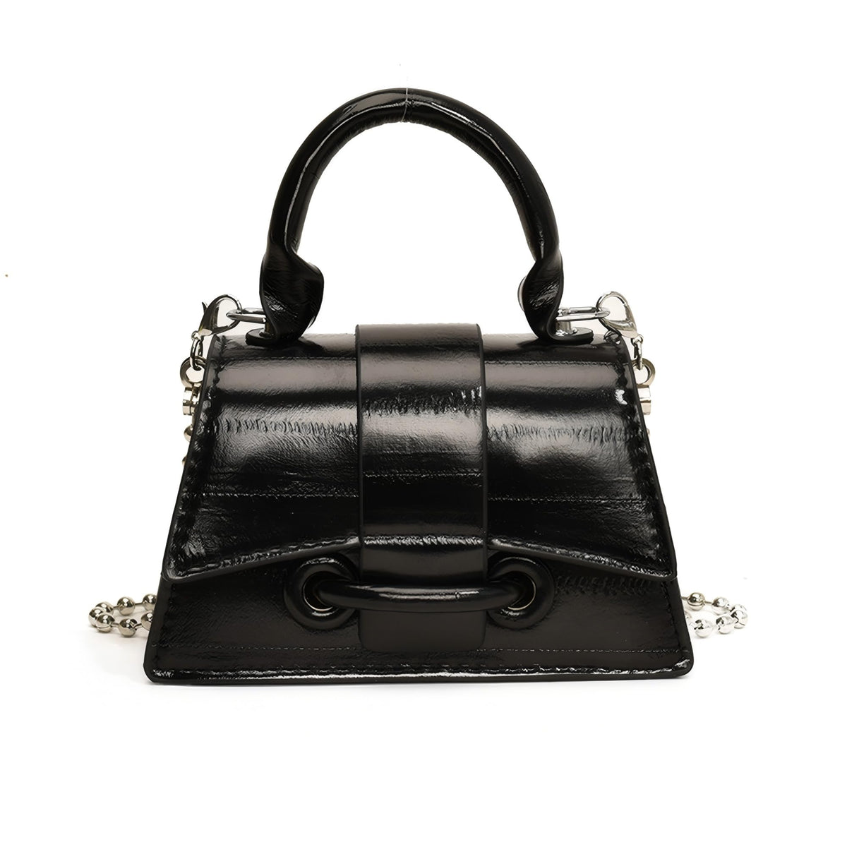 Mini Crossbody Bags Women's Y2K Purses Top Handle Crossbody Bag Clutch Shoulder Handbag for Cocktail Party Prom Wedding Black