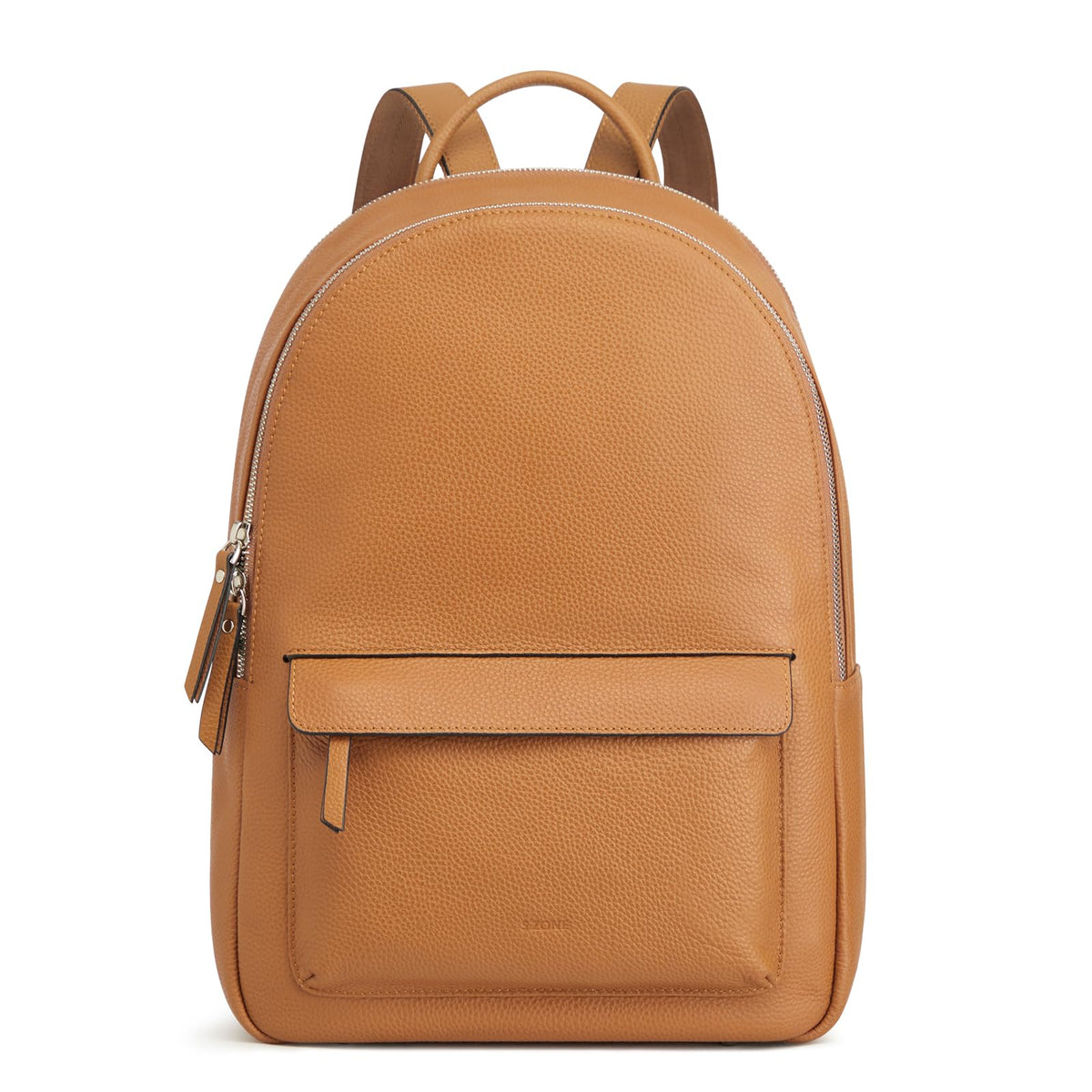 S-ZONE Genuine Leather Backpack Purse for Women Travel Backpack Classic Work Shoulder Bag Business Daypack Adjustable Straps Medium