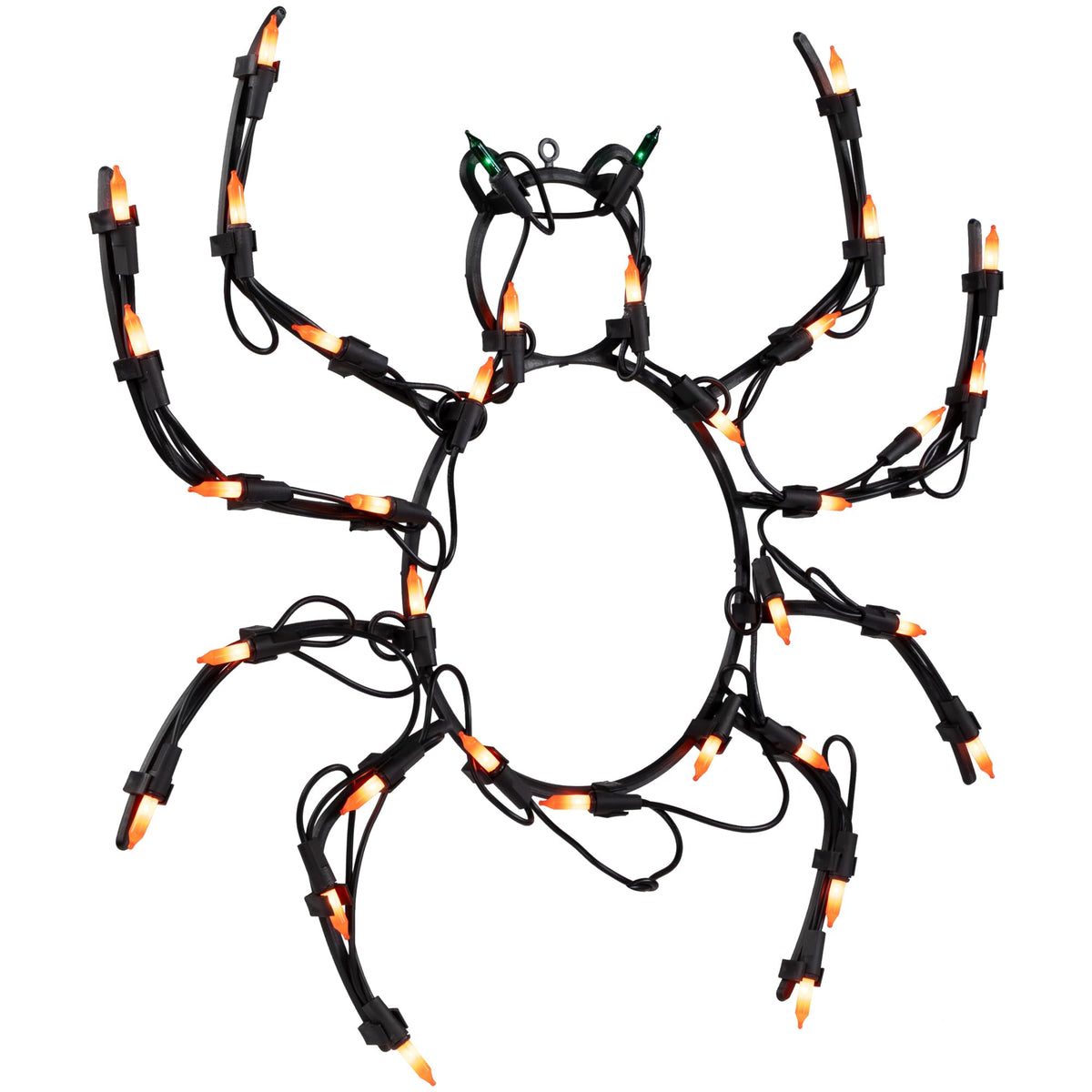 Northlight LED Lighted Spider Window Silhouette Decor, 15in x 15in, Black, Model 14256738