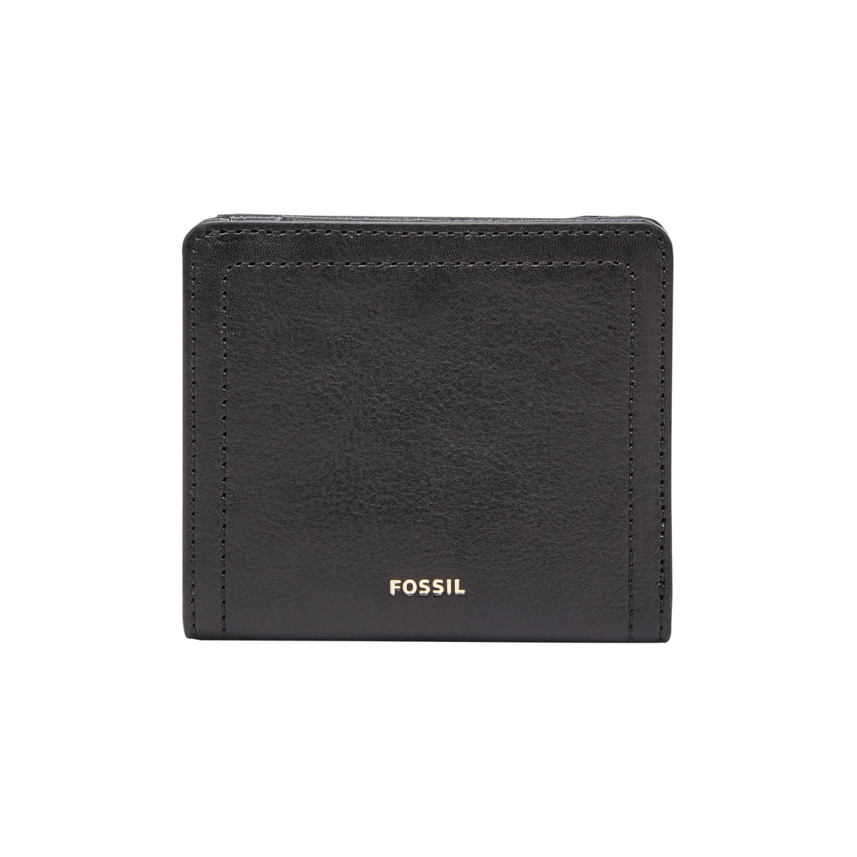 Fossil Women's Wallet, Logan Leather Wallet RFID Blocking Small Bifold, Black
