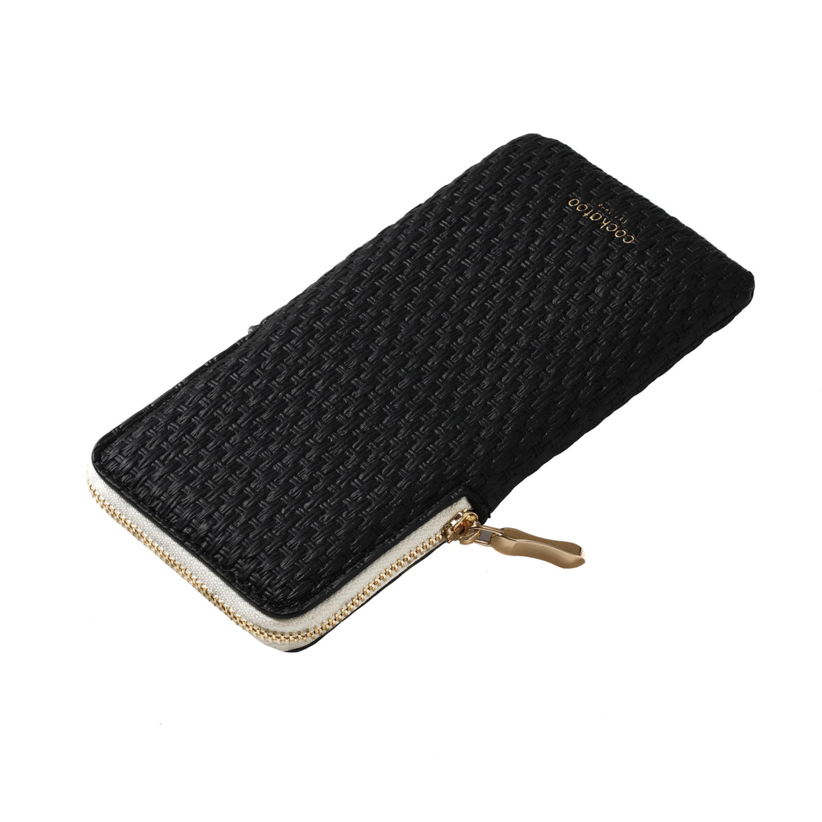 Cockatoo Portable Glasses Case, Drop-Resistant Eyewear Storage Pouch, Slim Soft Case for Sunglasses, with Cleaning Cloth (Black)