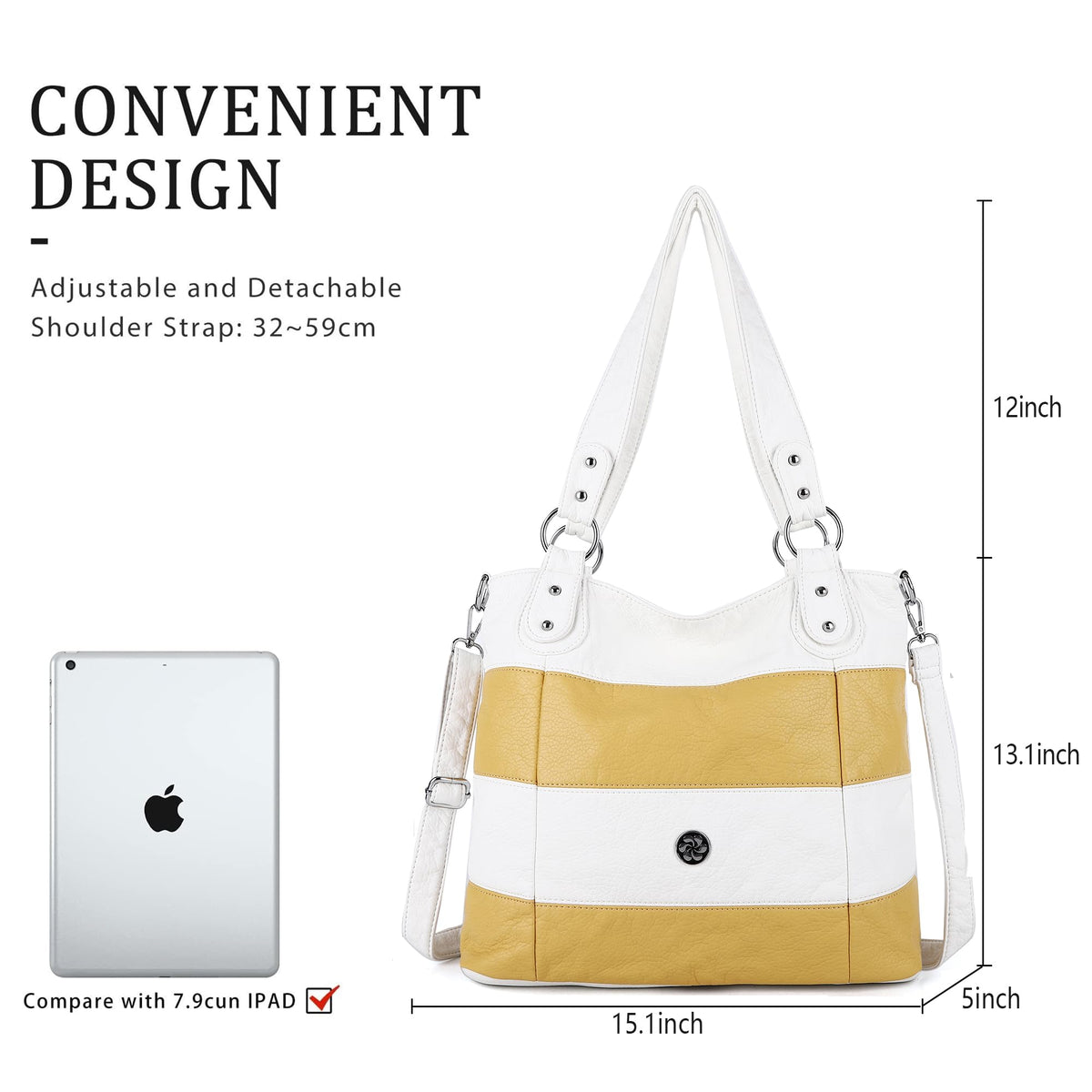 Angel Kiss Hobo Purses for Women Multi-Color Striped Lattice Cross Body Shoulder Purse Bag Tote Handbag