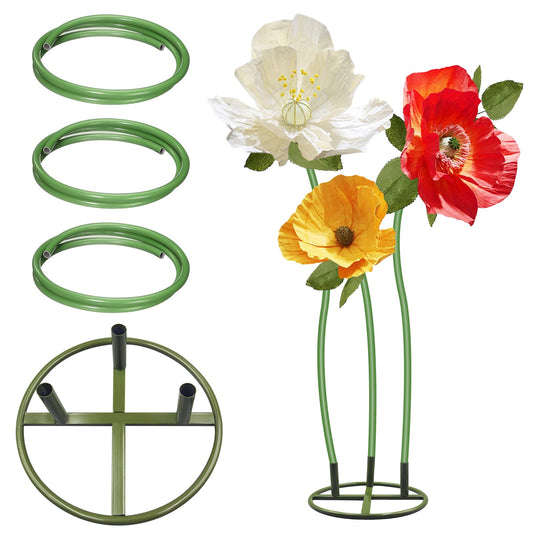 X-Kingsun 1Pack 19.69Ft Giant Flower Stand Green Flexible Pipe for Decoration Flower Pole Display Stand Large Diameter PVC Pipe Stem Tubing for Crafts Floral Wedding Decor Balloon Arches DIY Crafts