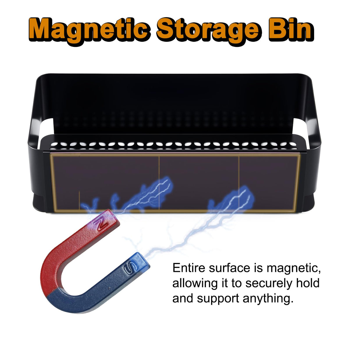 Magnetic Storage Bin Replacement Parts for Traeger Ironwood 885 650 Pro 34 22 780 575 TFB38TCA TFB57PZB Pit Boss PB1100PS1 PB700FB PB820PS1 Storage Organizer Rack Basket Caddy Holder Accessories