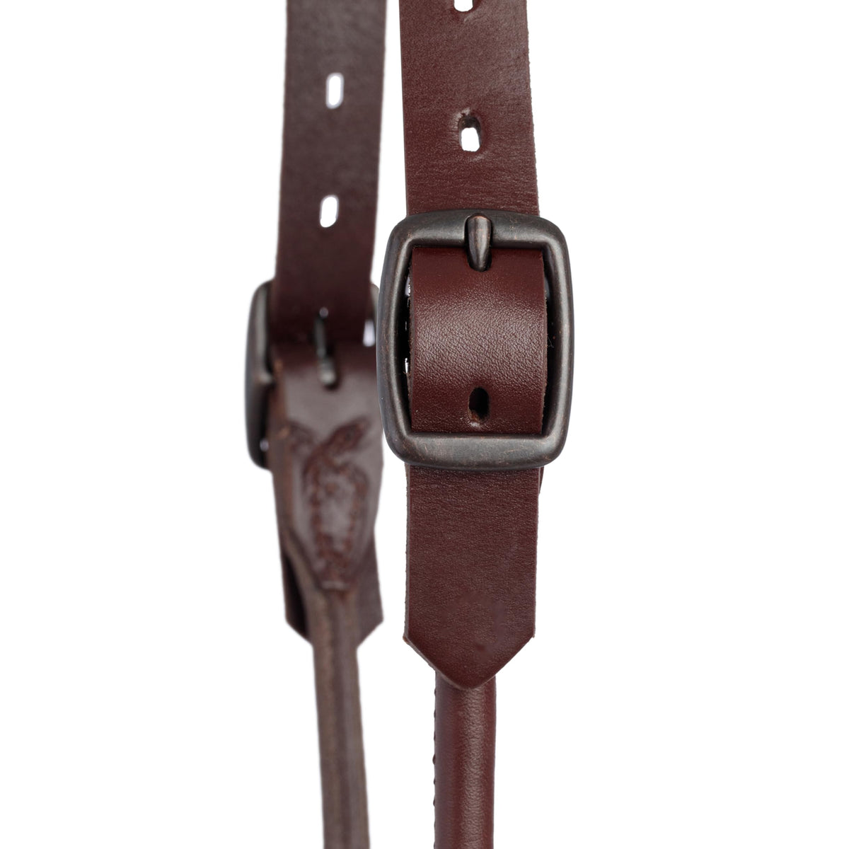 Weaver Livestock Leather Bombshell Show Cattle Halter, Adjustable, Modern Style Cow Calf Halter, Livestock Handling Equipment for Showing, Brown