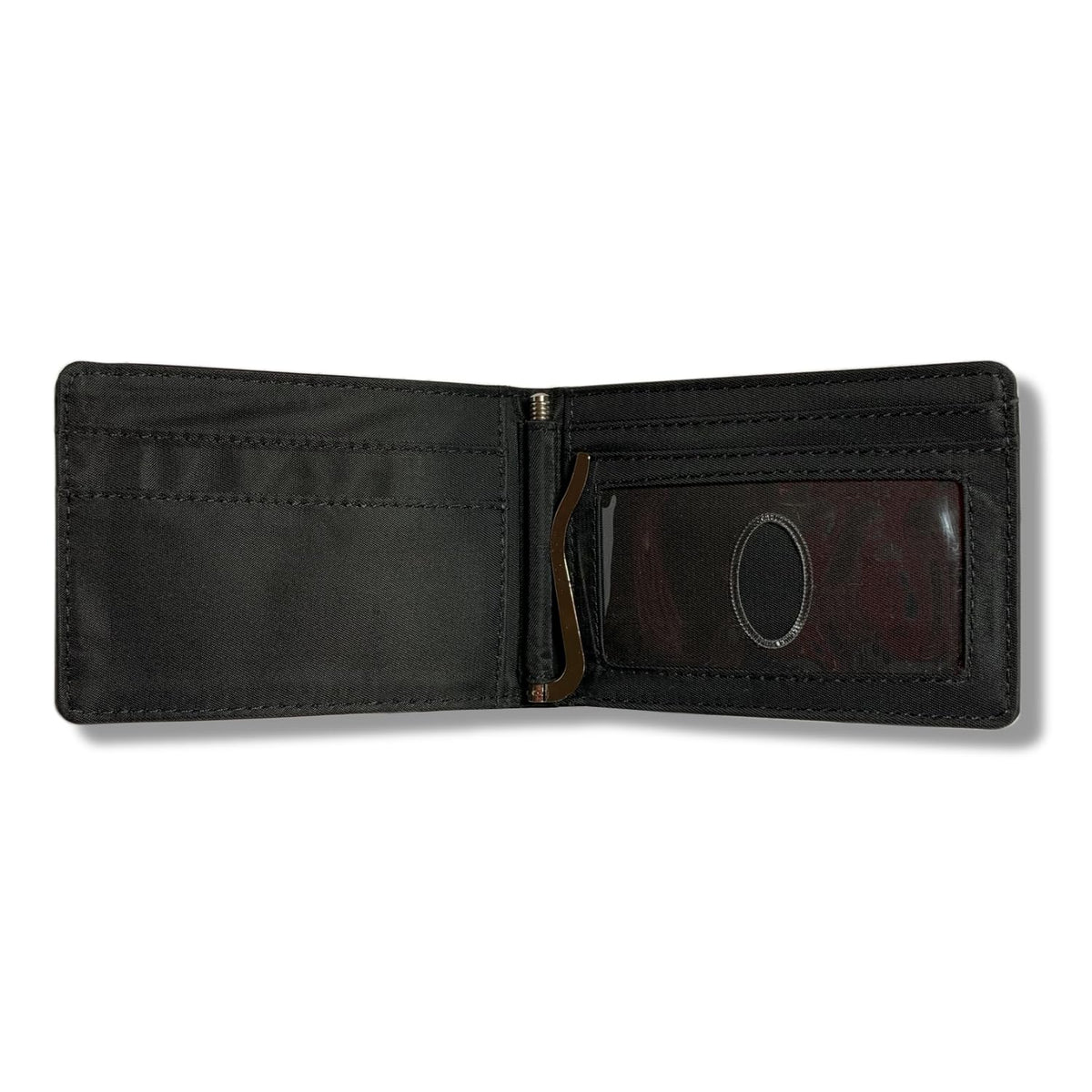 Big Skinny Men's Acrobat Leather Money Clip Slim Wallet, Holds Up to 20 Cards, Black