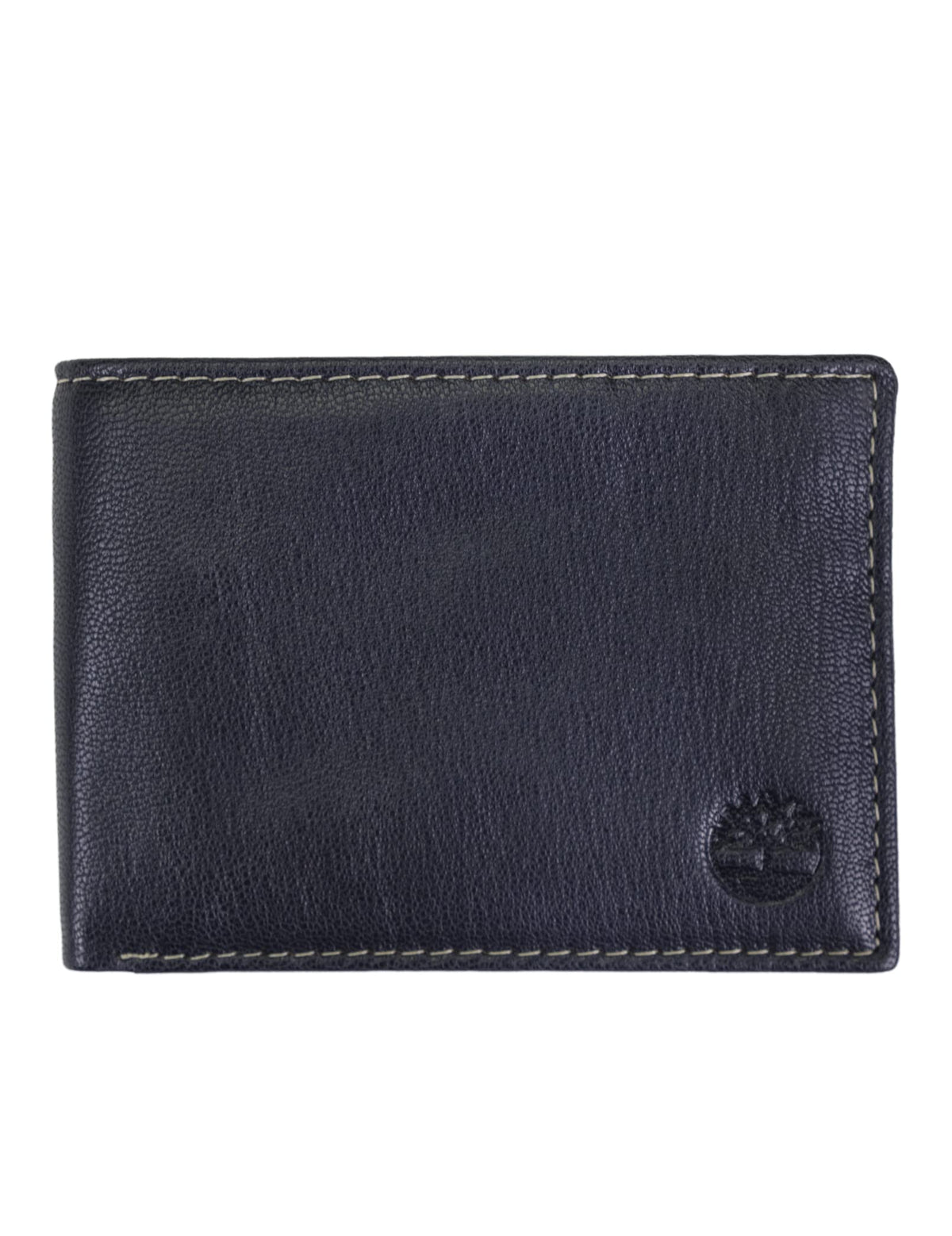 Timberland Men's RFID Blocking Wallet – Genuine Leather Passcase with Removable ID Holder, 6 Card Slots, 2 Billfold Pockets, Slim Design, Navy Blue, One Size