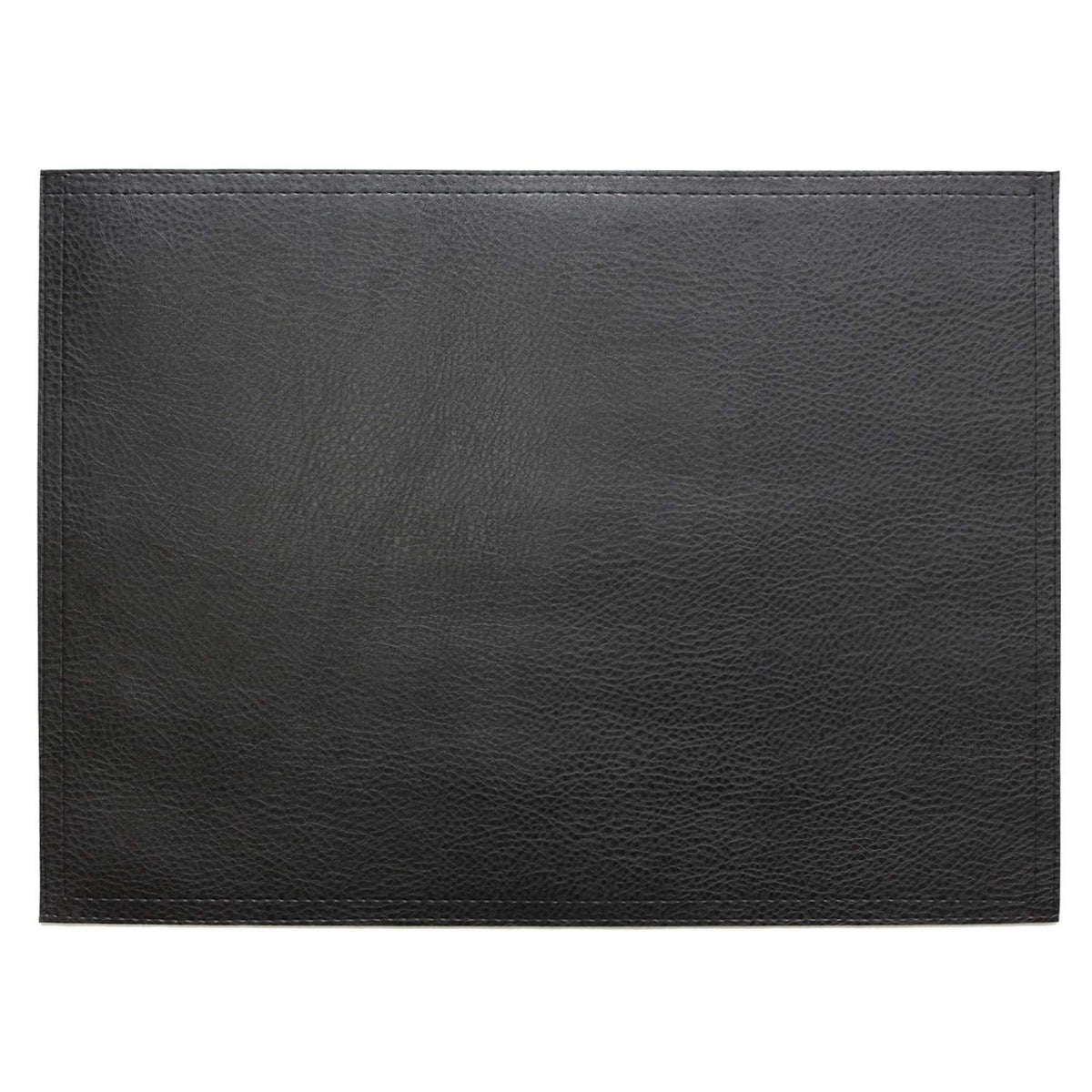 Wintop Group PU Leather Placemats, 13"X17.5", Set of 6, Black