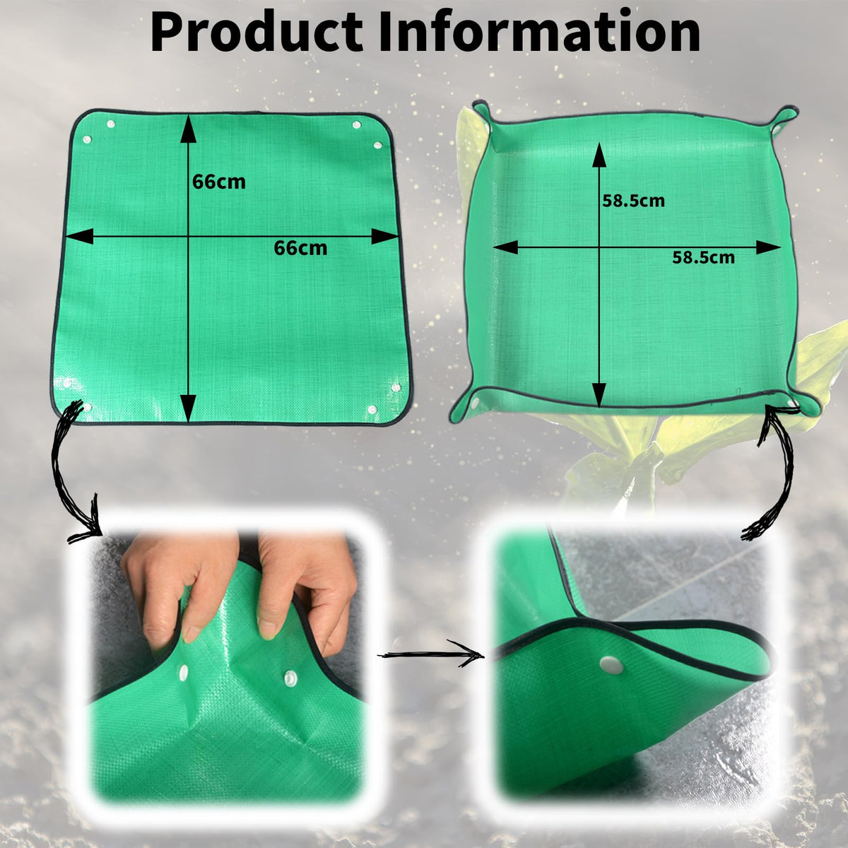 2026 Upgraded All-in-One Gardening Tool Kit: Thickened Repotting Mat, 12-Hole Punch Tools, Handheld Seed Planter & Spreader, 10 Pcs for Precise Sowing Indoor/Outdoor Ideal Gift for Planting Enthusiast
