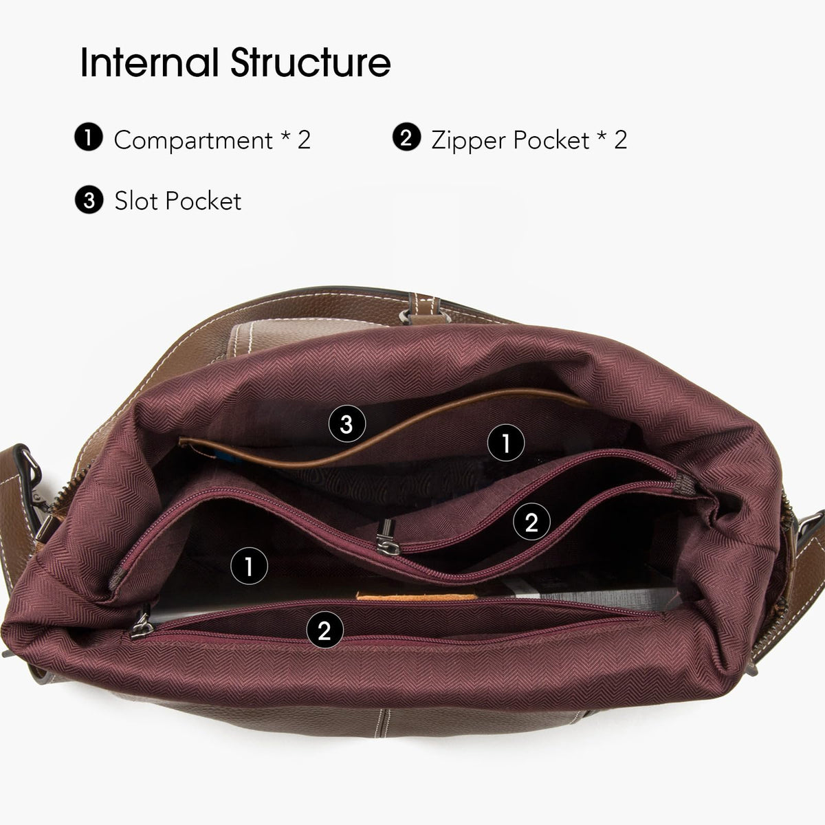 DONNAIN Genuine Leather Backpack Purse for Women Large Capacity, Anti-Theft Travel Backpack Leather Convertible Shoulder Bag (Coffee)