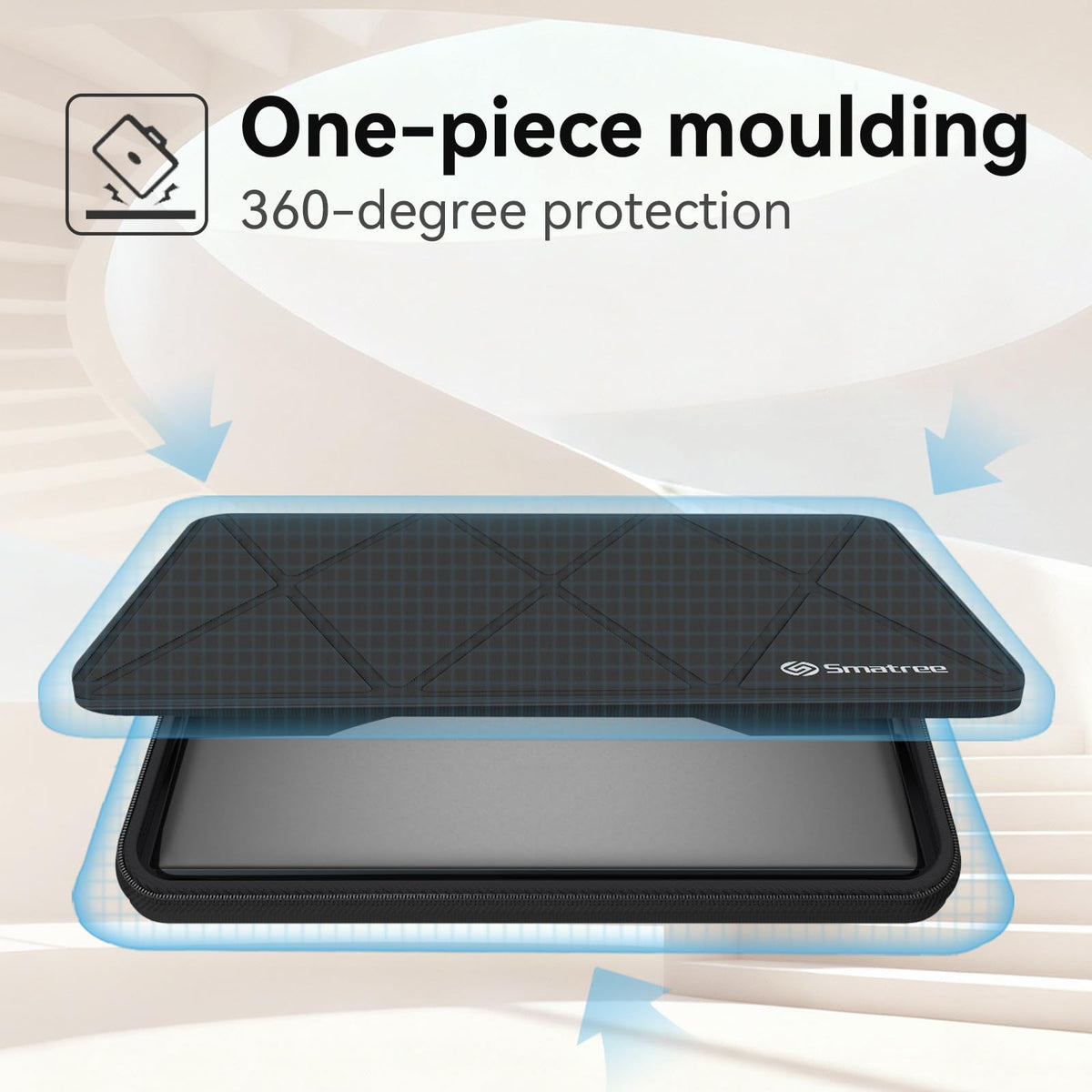Smatree M74 Hard Protective 14-15.6 inch Laptop Sleeve Case Compatible for HP mt22 Mobile Thin Client, for Microsoft Surface Laptop 7 Copilot+ PC (X8269)