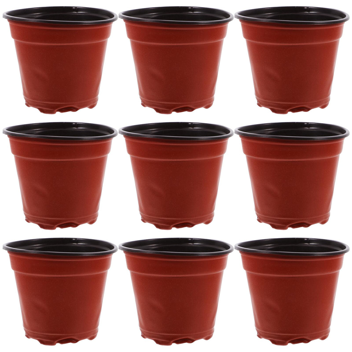 NUOBESTY 100pcs Plastic Nursery Cups Grow Pots Indoor Seedling Containers Thickened Nutrient Plant Containers for Strawberry Propagation and Flower Breeding