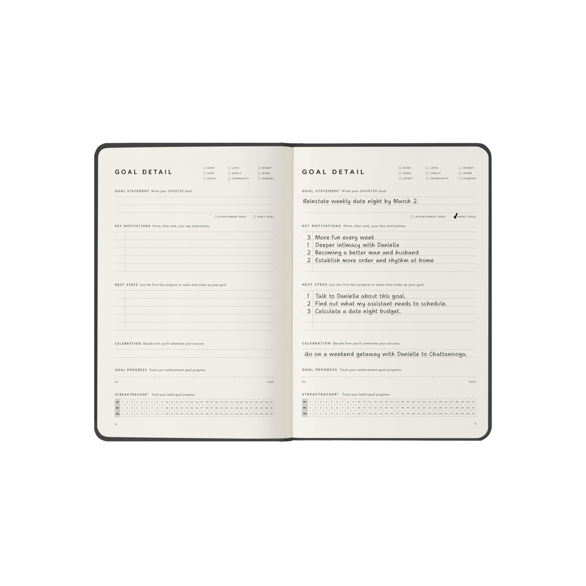 Full Focus Gray Linen Planner by Michael Hyatt - The #1 Daily Planner to Increase Focus, Eliminate Overwhelm, and Achieve Your Biggest Goals - Hardcover