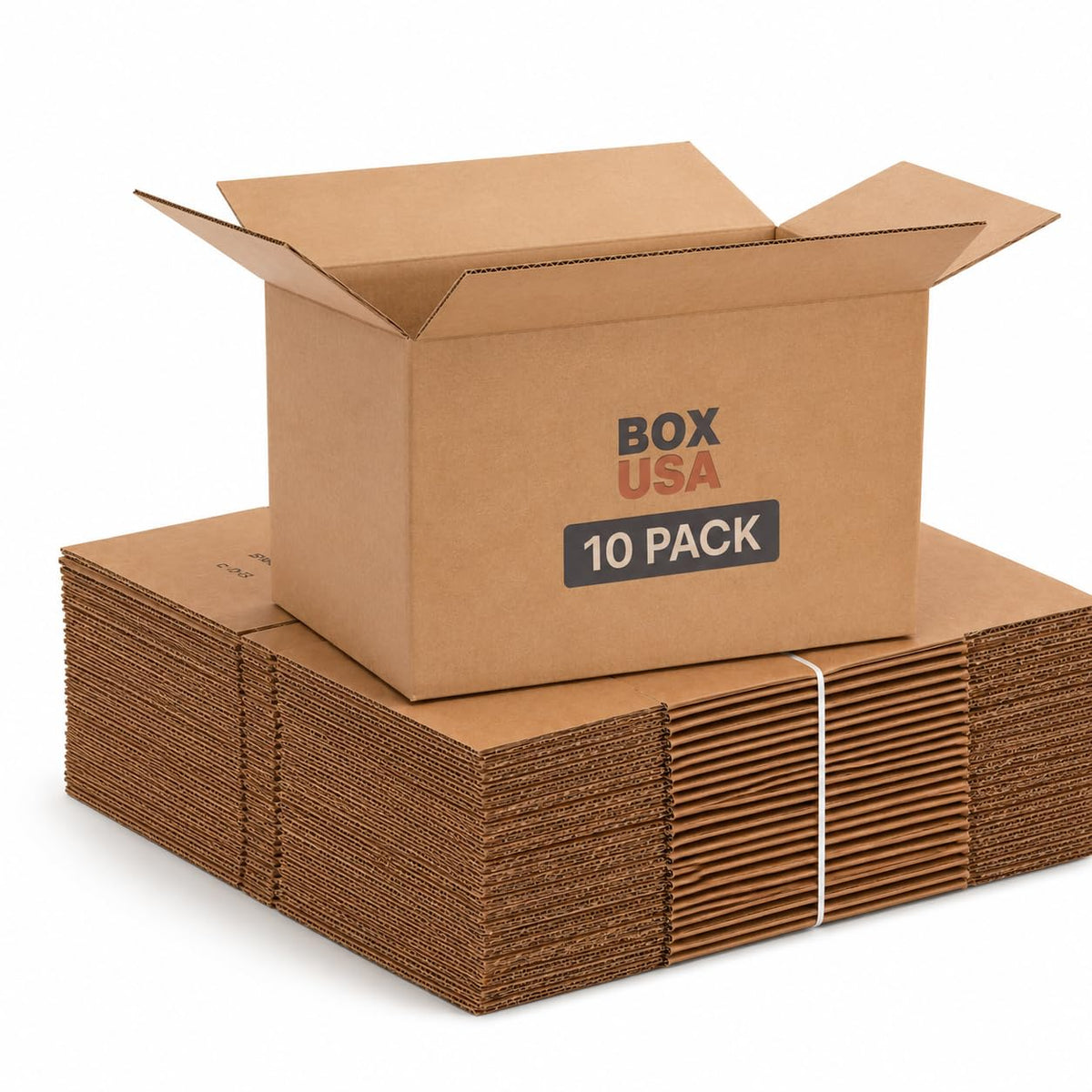 BOX USA Moving Boxes 22"L x 17"W x 12"H (10-Pack) Large - Corrugated Cardboard Box for Shipping, Mailing, Packing, Packaging and Storage
