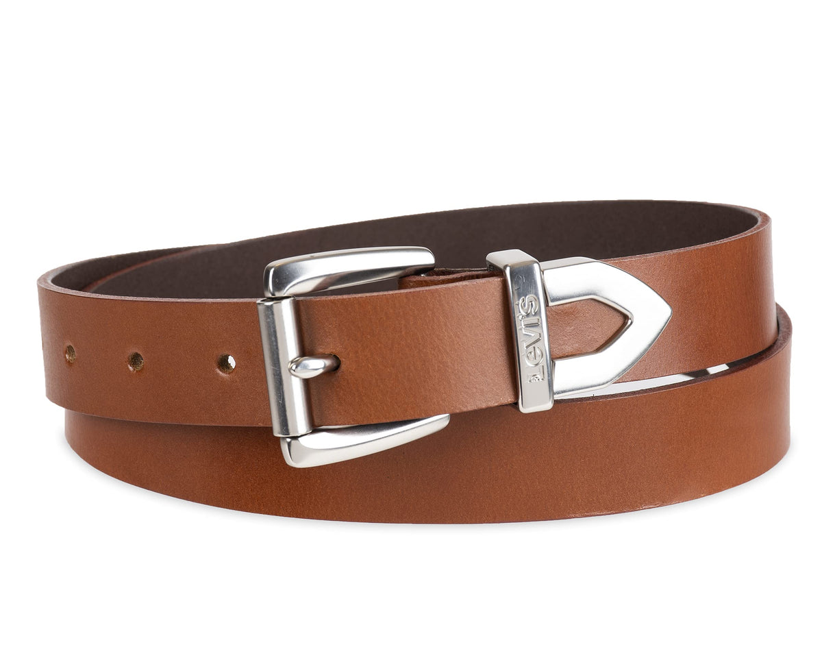 Levi's Women's Roller Buckle Casual Belt, Tan Classic, 1X