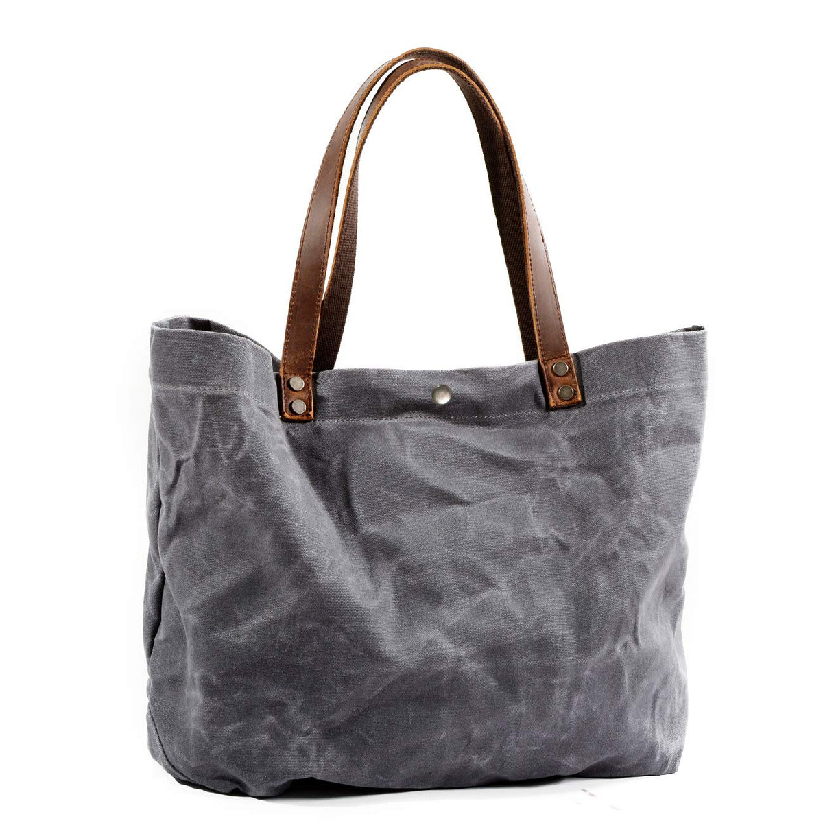 WUDON Waxed Canvas Travel Tote Bag - Extra Large Carryall Shoulder Bag for Women
