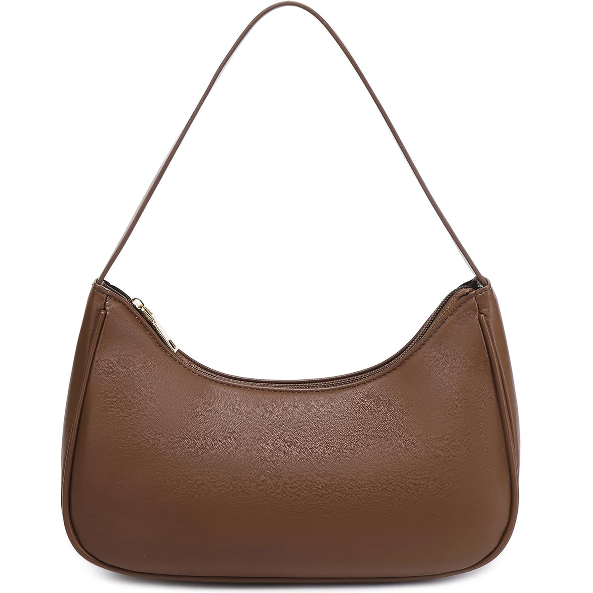 Fashion shoulder Bag for Women's Cute Hobo Tote Handbag Mini Clutch Underarm Purse for Daily Use/Work/Travel/Casual Outings (Coffee)