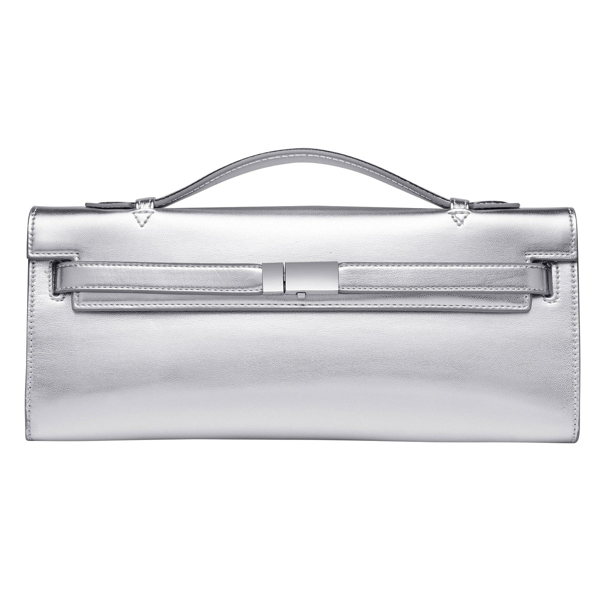 CHUNLI PU Leather Clutch Purses for Women, Trendy Ladies Top Handle Bag for Evening Work Business Daily Use